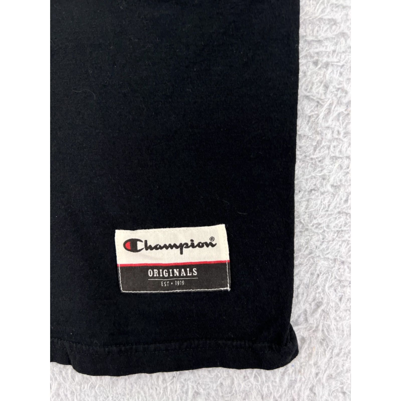 Champion Champion Shirt Men XL Black Logo Cotton Sports Retro Outdoor Size US XL / EU 56 / 4 - 6 Thumbnail