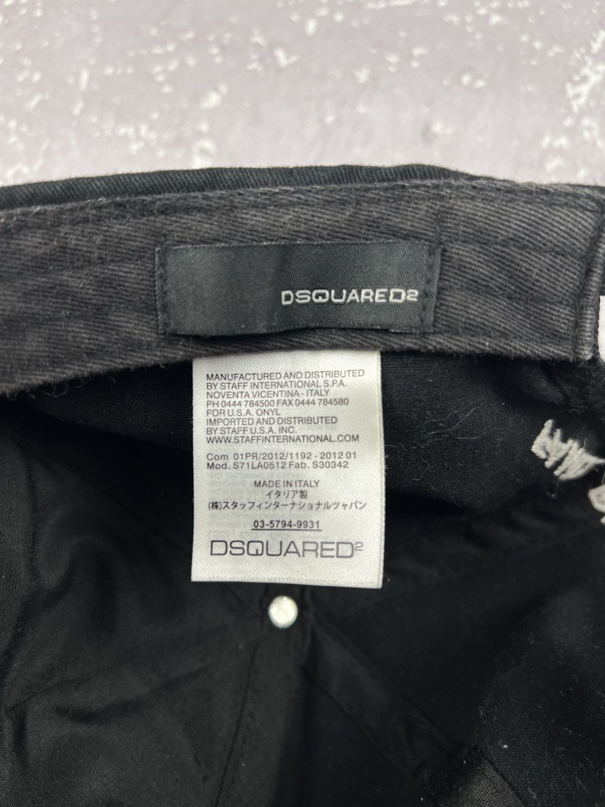 Dsquared2 Dsquared2 DS2 Family Business Baseball Cap Black Size ONE SIZE - 9 Thumbnail