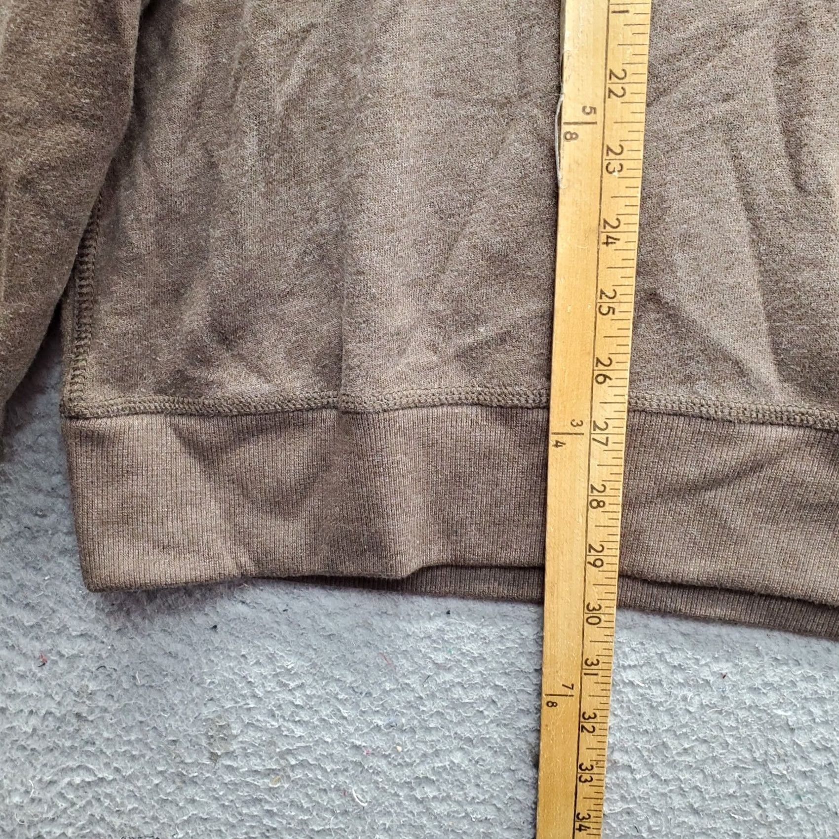 Vintage G.H. Bass & Co. Sweater Mens XXL Brown Fleece Lined Mock Neck Quarter Button Size US XXL / EU 58 / 5 - 4 Thumbnail