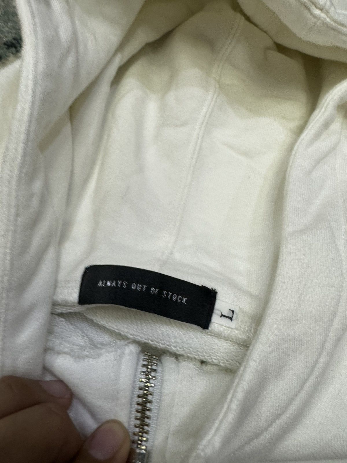Japanese Brand ALWAYS OUT OF STOCK MADE IN JAPAN HOODIE Size US L / EU 52-54 / 3 - 7 Thumbnail