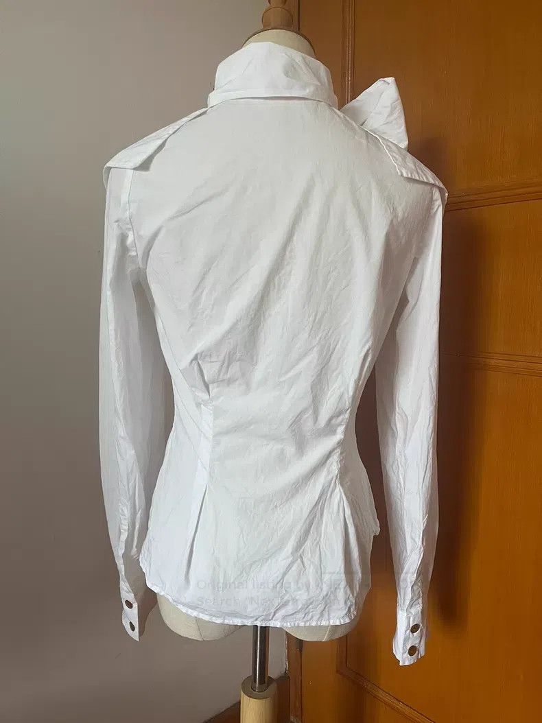 Vivienne Westwood Vivienne Westwood White Bow Shirt Size M / US 6-8 / IT 42-44 - 2 Thumbnail