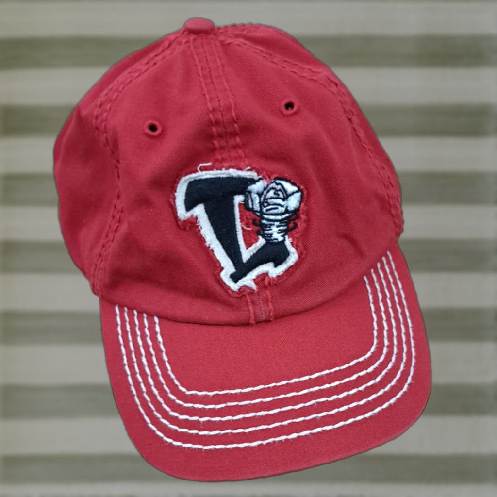 Twins VINTAGE Lansing Lugnuts Milb Baseball Hat Adjustable red 47 Brand Cotton Breathable Men Baseball Cap Size ONE SIZE - 1 Thumbnail