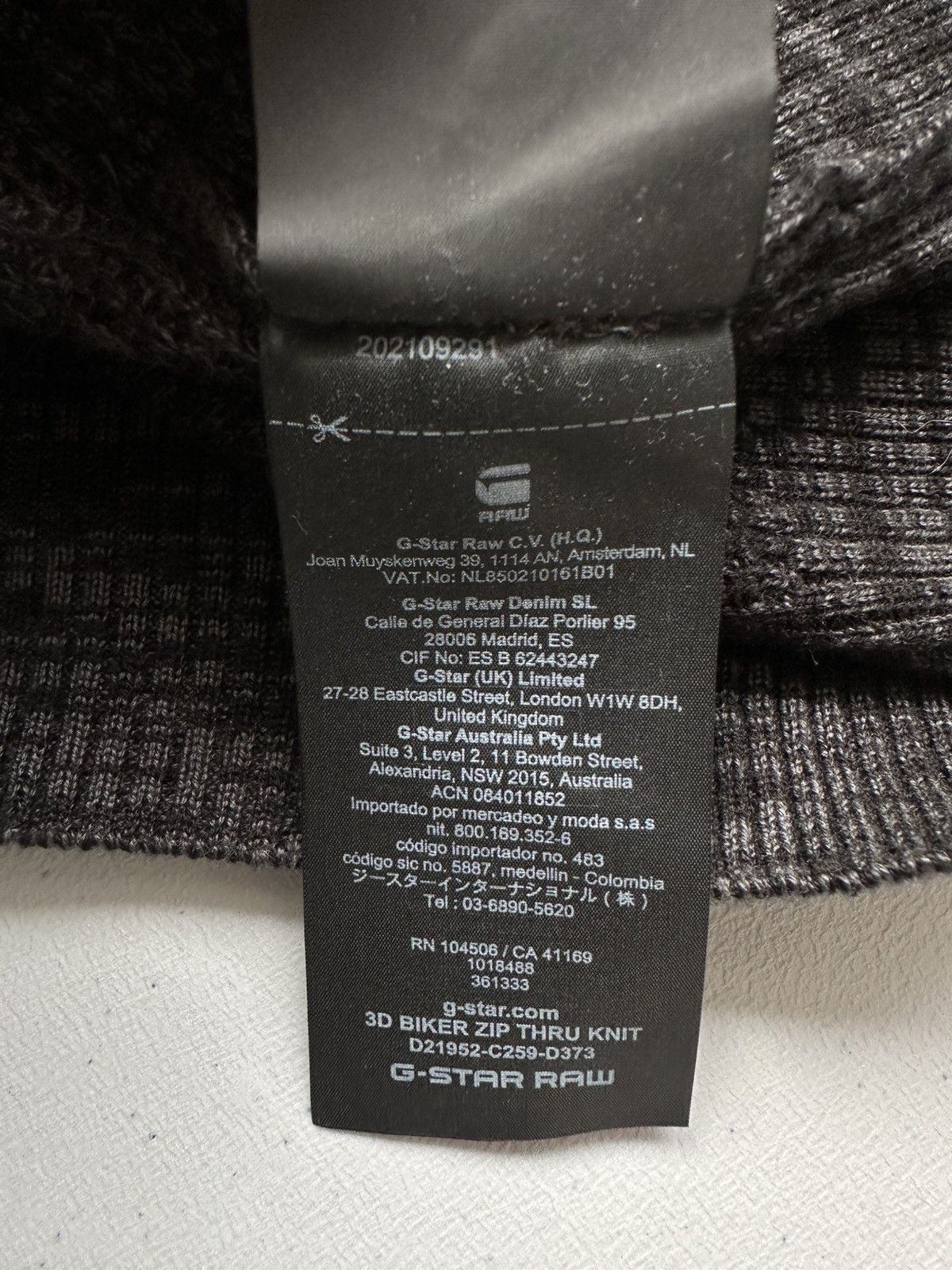 G-Star G star Raw 3D Biker Zip Knit Sweater Avant Garde Size US XL / EU 56 / 4 - 10 Thumbnail