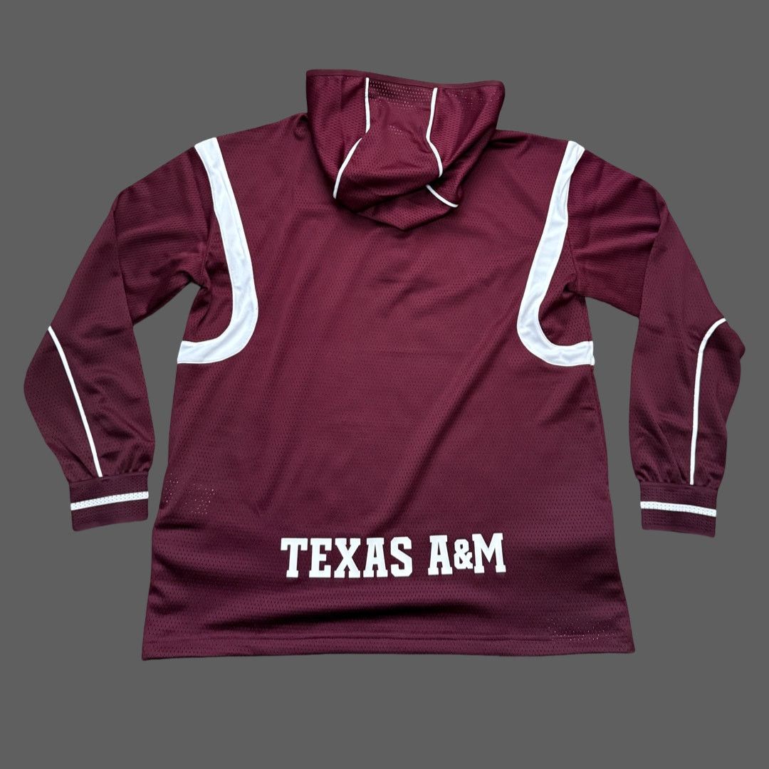 Adidas adidas Texas A&M University Aggies Burgundy Mesh Hoodie Size US M / EU 48-50 / 2 - 6 Thumbnail