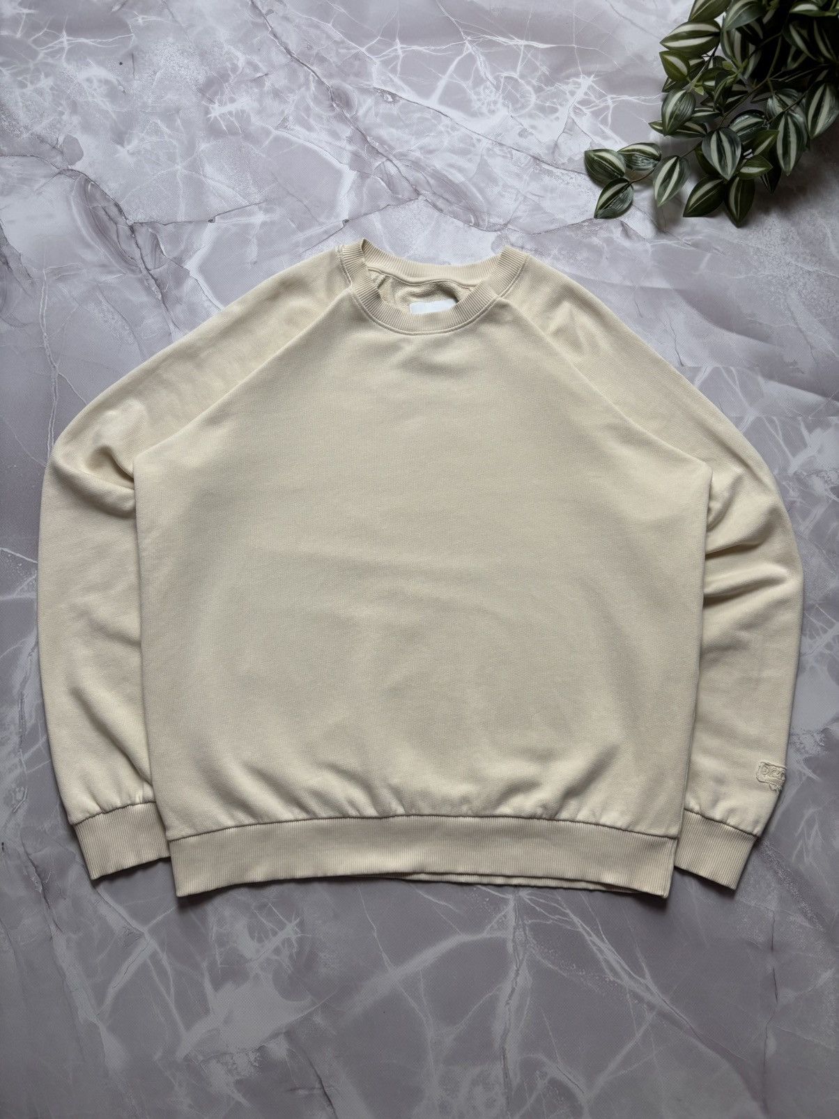 Philippe Model Paris Sweatshirt Butter Beige Mens Size M