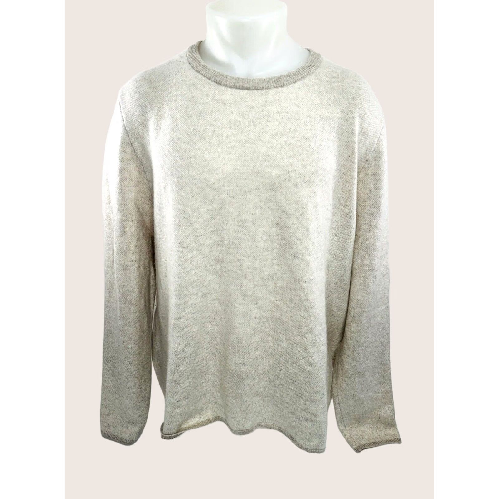 Nordstrom Nordstrom 100% Cashmere Gorgeous Mens 2XL Sweater Beige Pullover Knit Mens Clothing Holiday 2XL Beige Cashmere Sweater Nordstrom Size US XXL / EU 58 / 5 - 1 Thumbnail