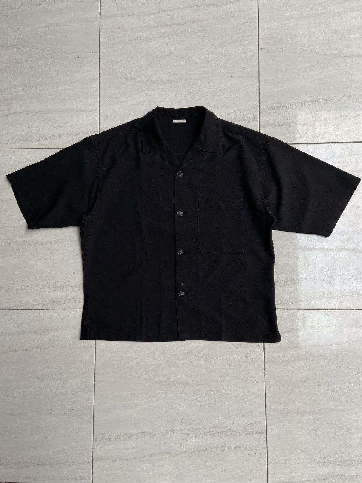 GU GU Black Boxy Oversize Shirt Size US XL / EU 56 / 4 - 6 Thumbnail