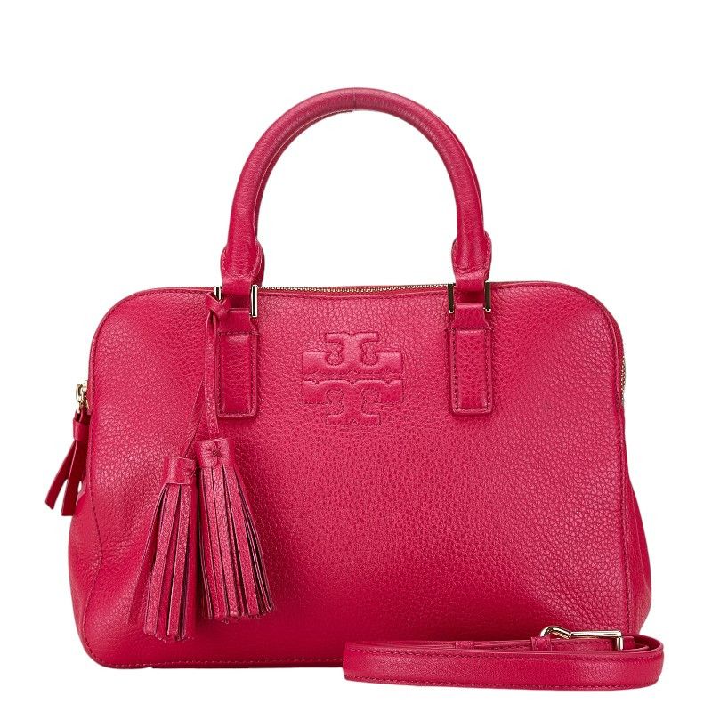 Other Other Tory Burch 2WAY Leather Handbag Pink Leather Handbag in Very Good Condition Size ONE SIZE - 1 Thumbnail