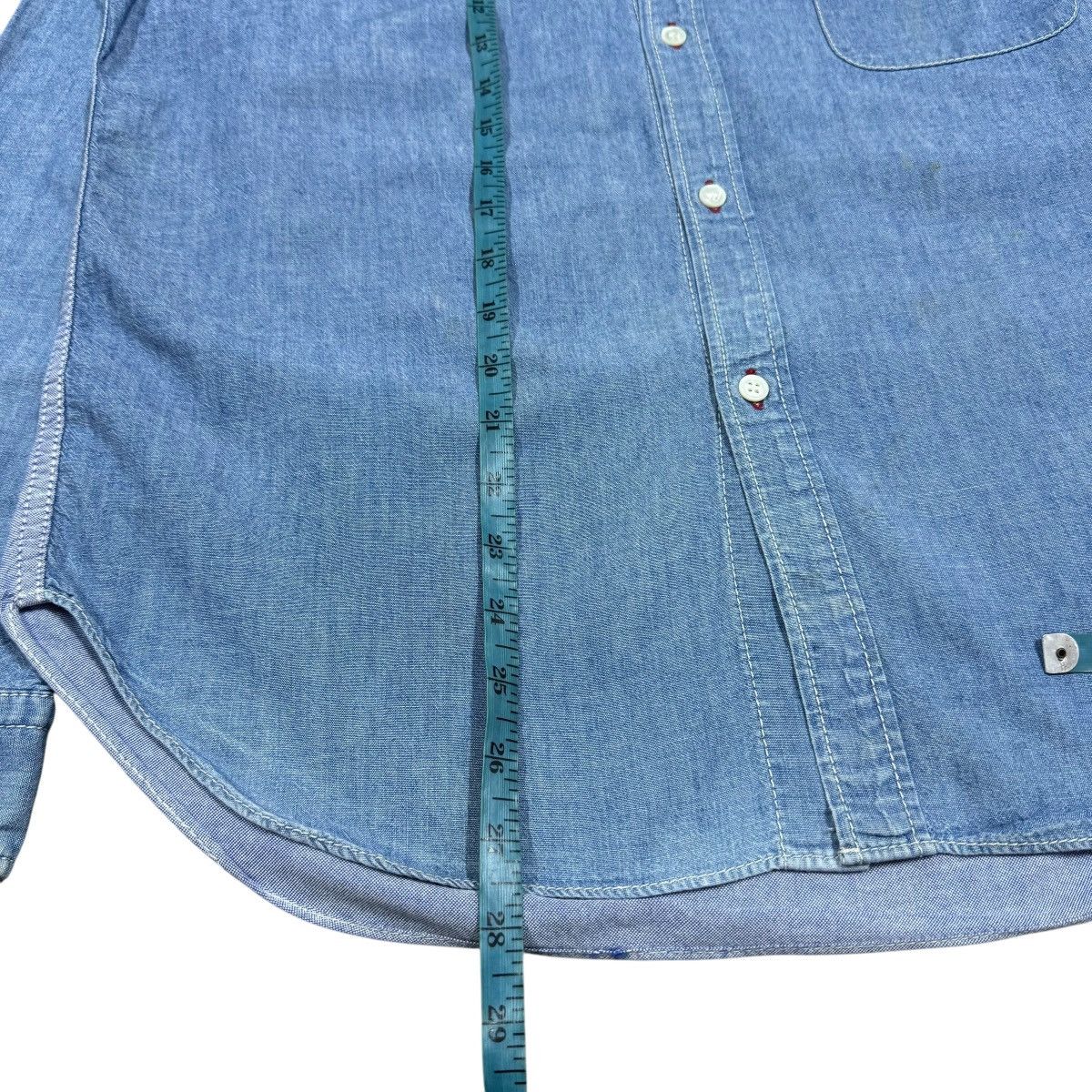 Comme des Garcons Homme Comme Des Garcons Homme Chambray 2 Tone Shirt Button Ups Size US S / EU 44-46 / 1 - 12 Thumbnail