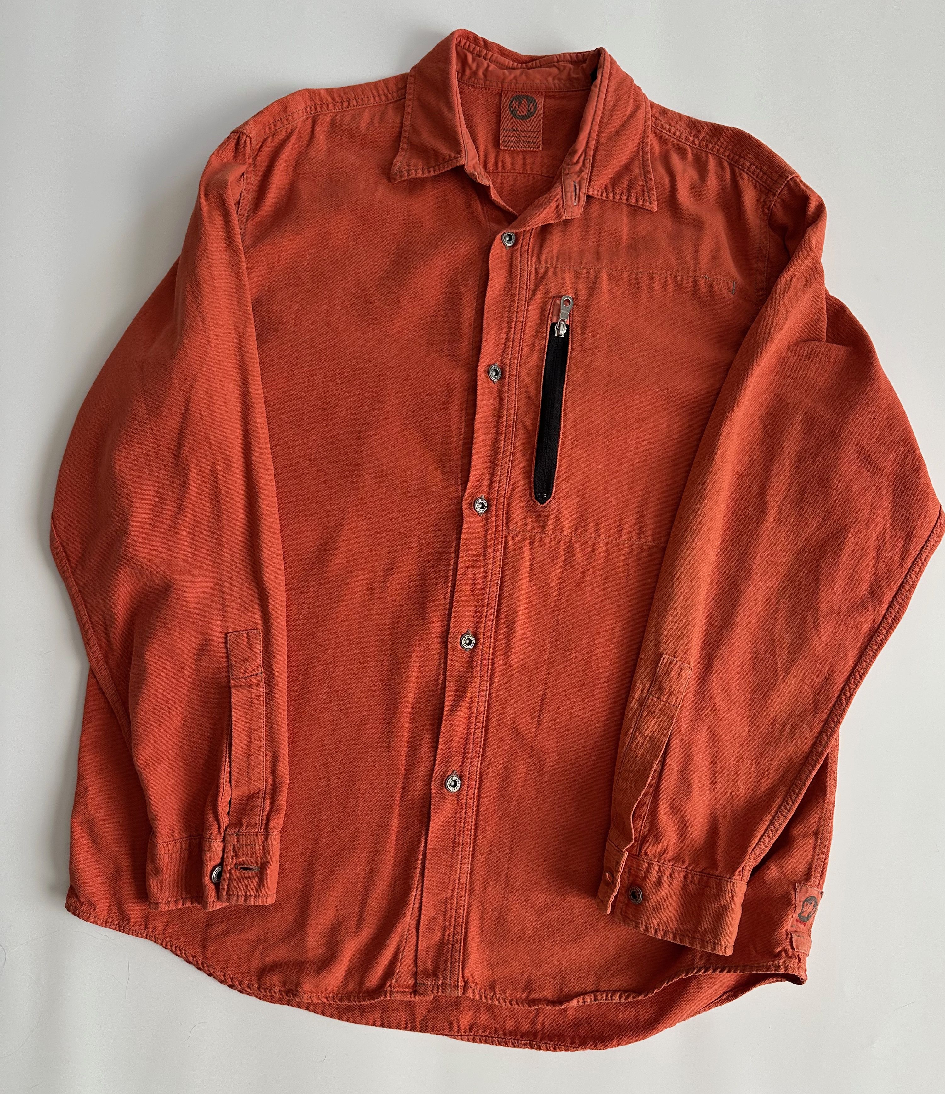 Vintage Murphy&Nye overshirt cotton faded orange jacket XL Size US XL / EU 56 / 4 - 7 Thumbnail