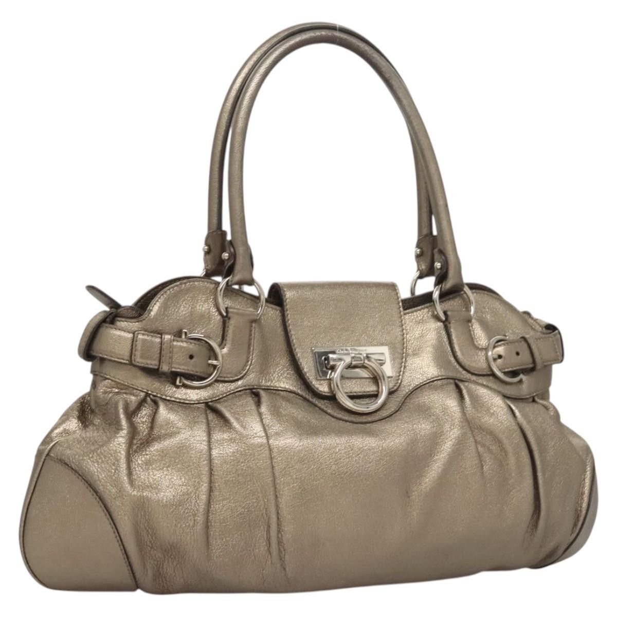 Salvatore Ferragamo Salvatore Ferragamo Marisa Satchel Leather Size ONE SIZE - 1 Thumbnail