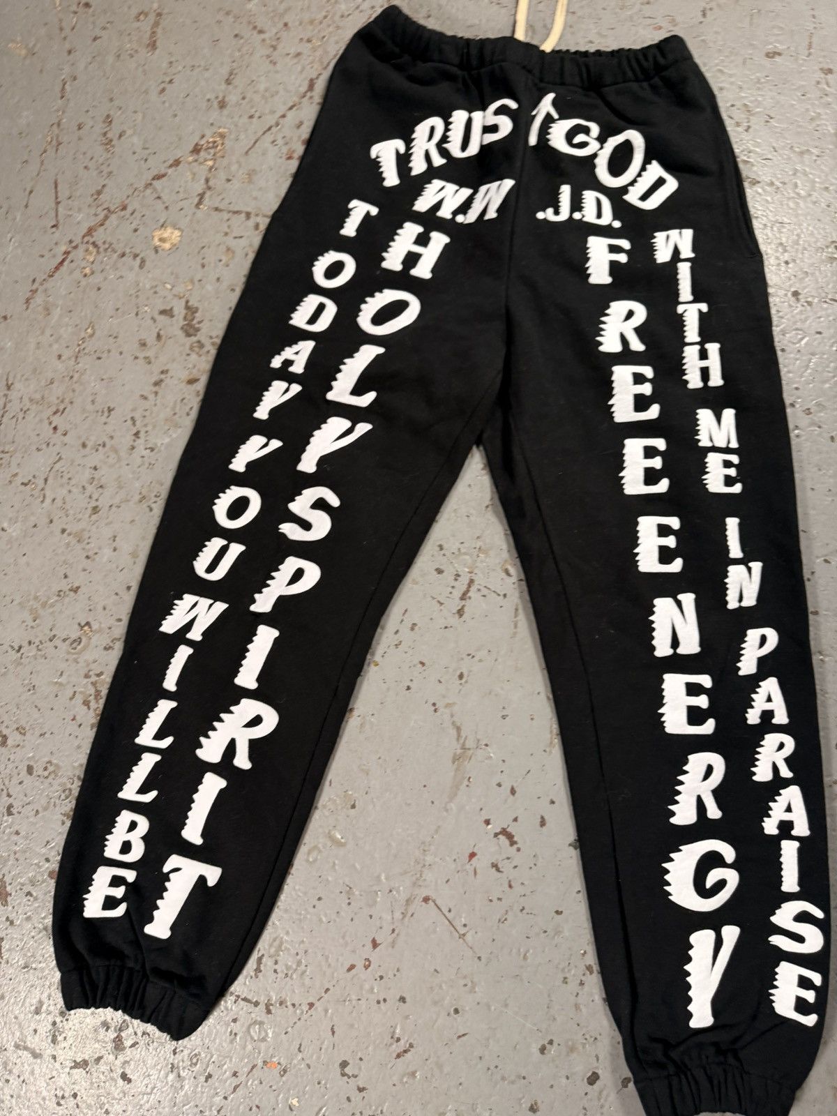Other Trust God Bubble Print Sweat Pants Size US 30 / EU 46 - 3 Thumbnail