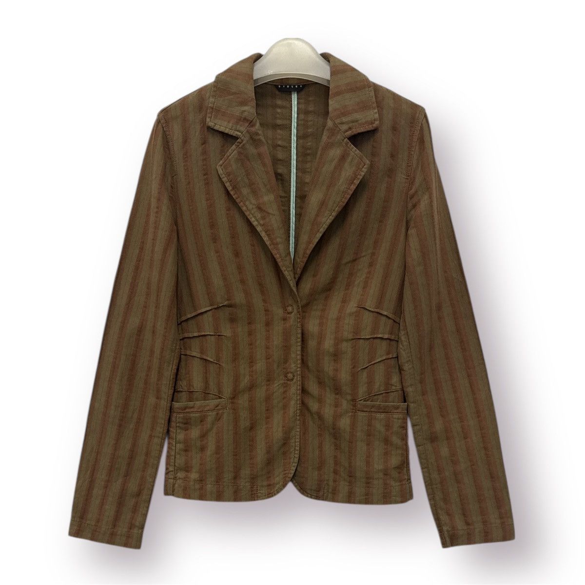 Sisley 🔥 SISLEY Croped Coat Jacket Made in Italy Size S / US 4 / IT 40 - 1 Thumbnail