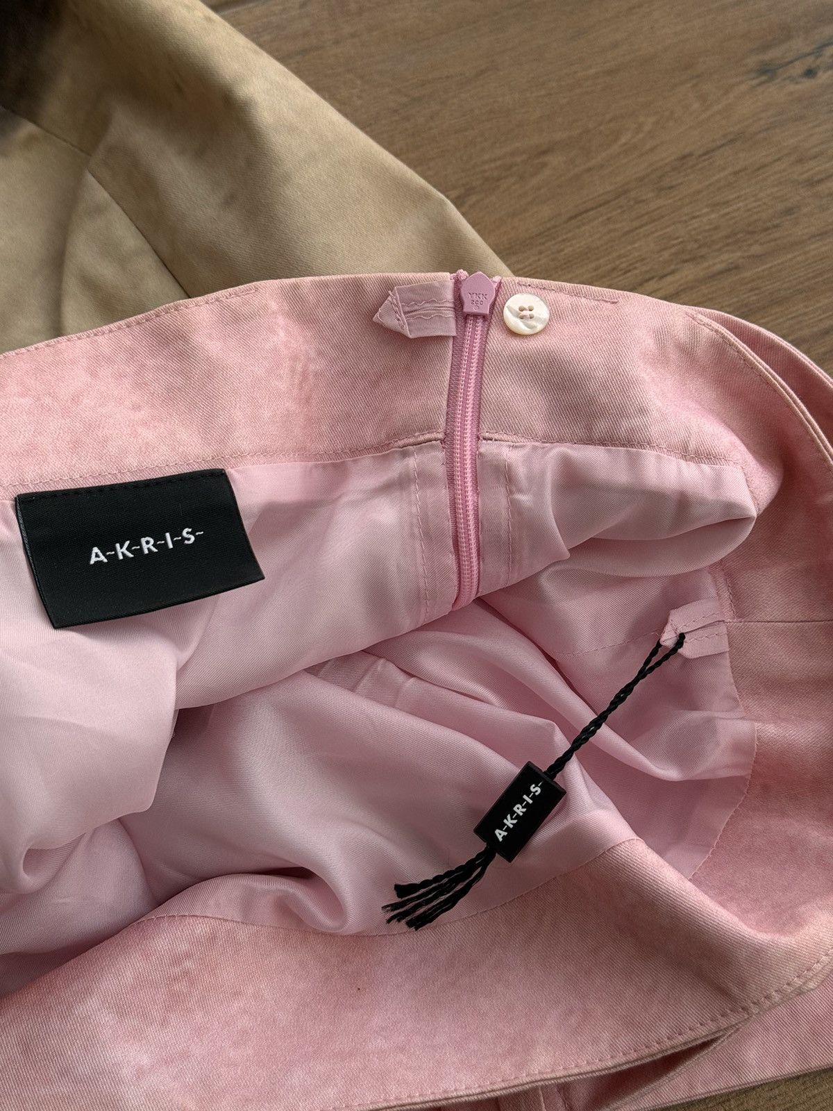 Akris × Vintage Akris Stable San Cristobal Straight Pink Zipper Skirt Size 27" / US 4 / IT 40 - 7 Thumbnail
