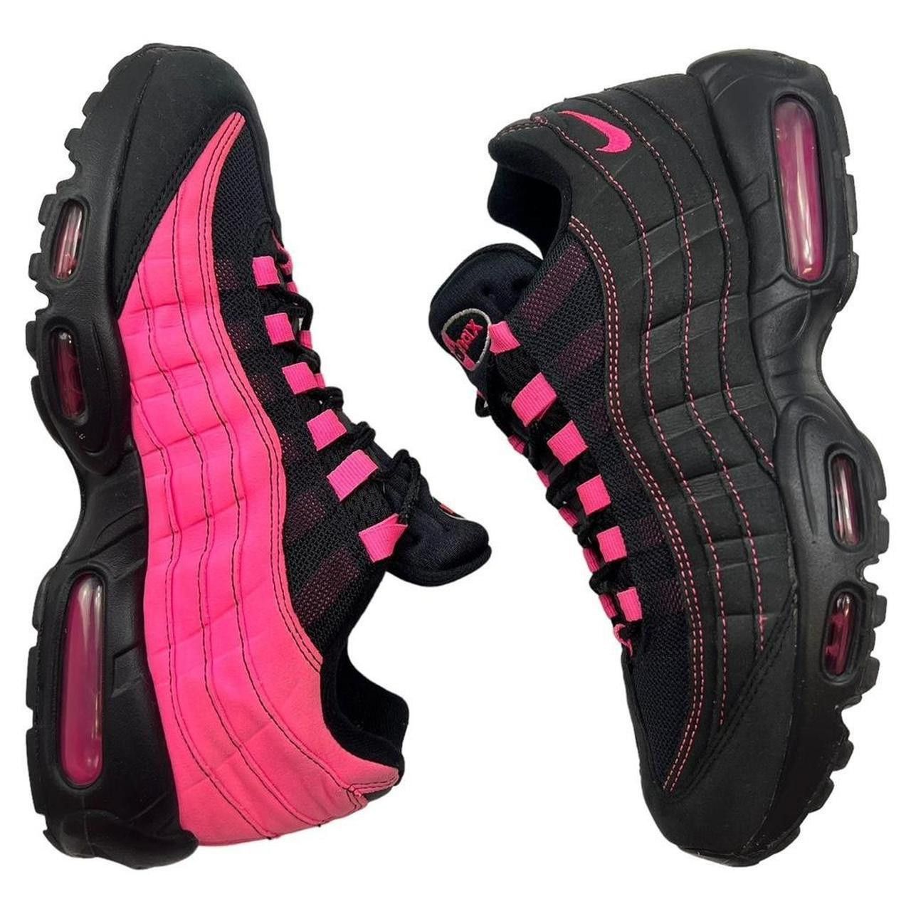 Nike Nike Air Max 95 Black Pink Blast - Size US 9.5 / EU 43 Size US 9.5 / EU 42-43 - 4 Thumbnail