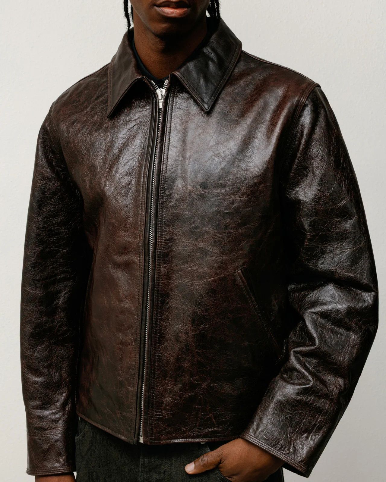 Stussy Stussy Leather Garage Jacket Size US S / EU 44-46 / 1 - 7 Thumbnail