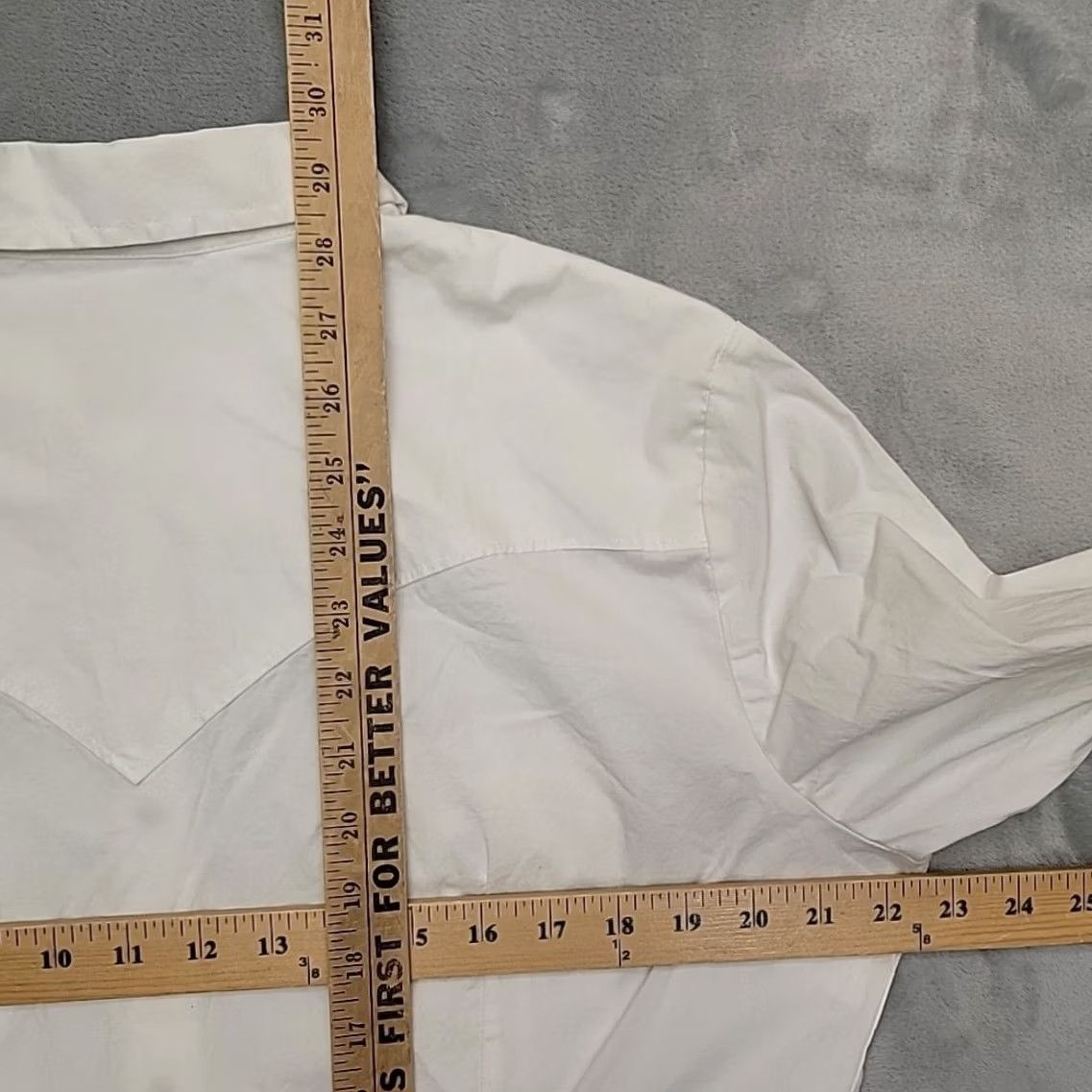 Wrangler Wrangler Shirt Women XL White 3/4 Sleeve Pearl Snap Rodeo Cowboy Cowgirl Classic Size XL / US 12-14 / IT 48-50 - 6 Thumbnail