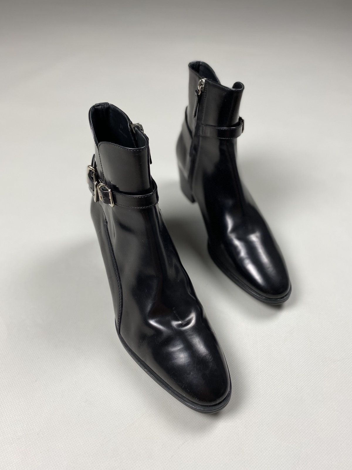 Tod's Tods ladies leather heeled boots shoes size 39 Size US 9 / IT 39 - 2 Thumbnail
