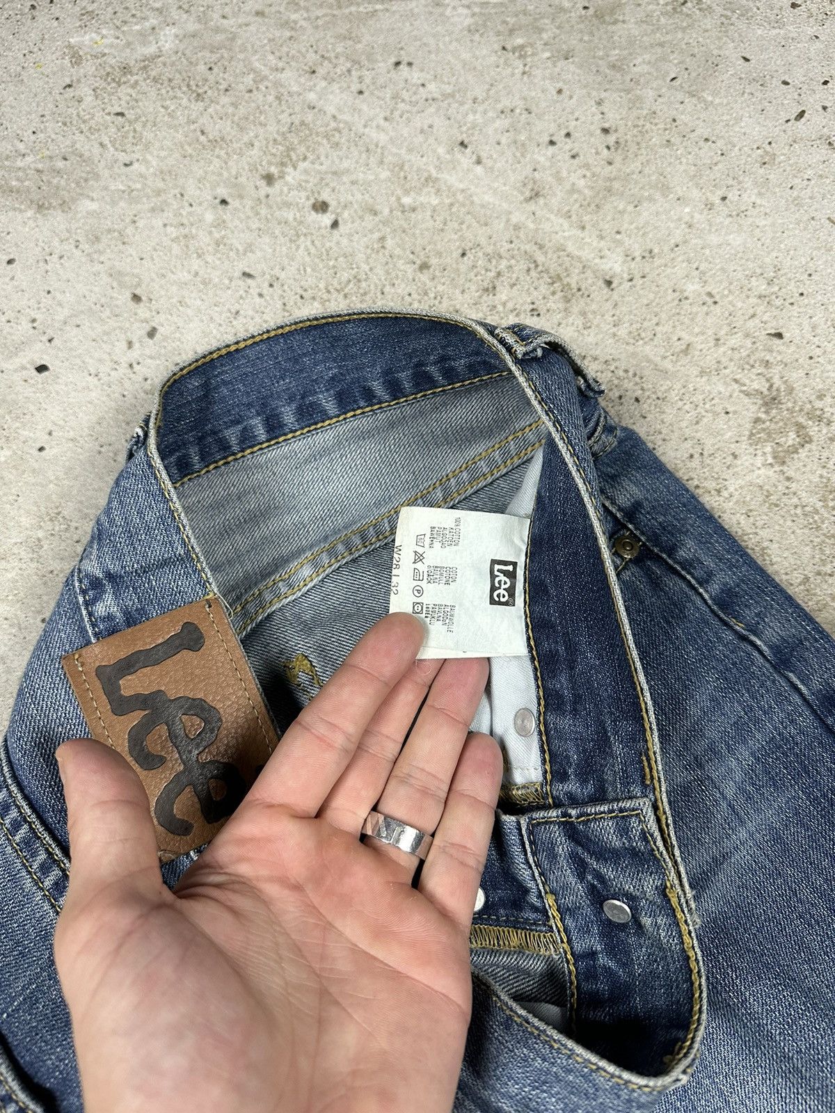 Lee × Vintage Vintage Y2K Lee Flared Bootcut Denim Pants Jeans Size US 28 / EU 44 - 8 Thumbnail