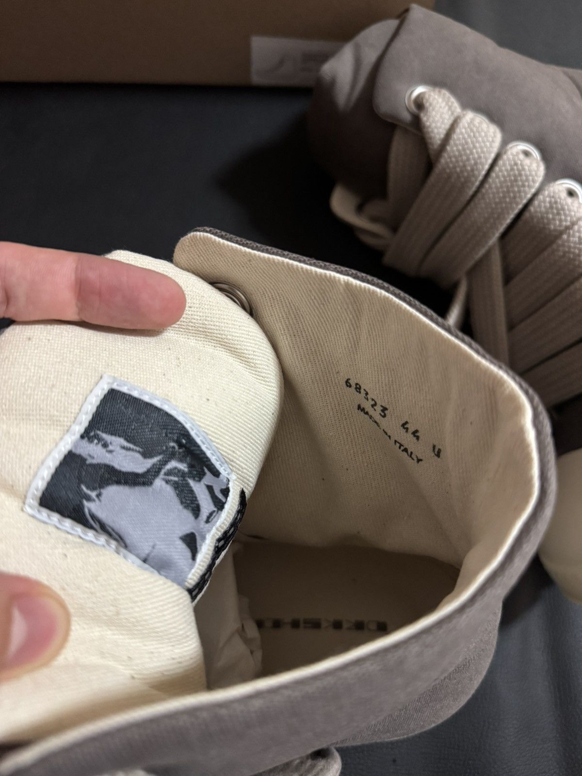 Rick Owens Drkshdw RICK OWENS RAMONES JUMBO Size US 10 / EU 43 - 8 Thumbnail