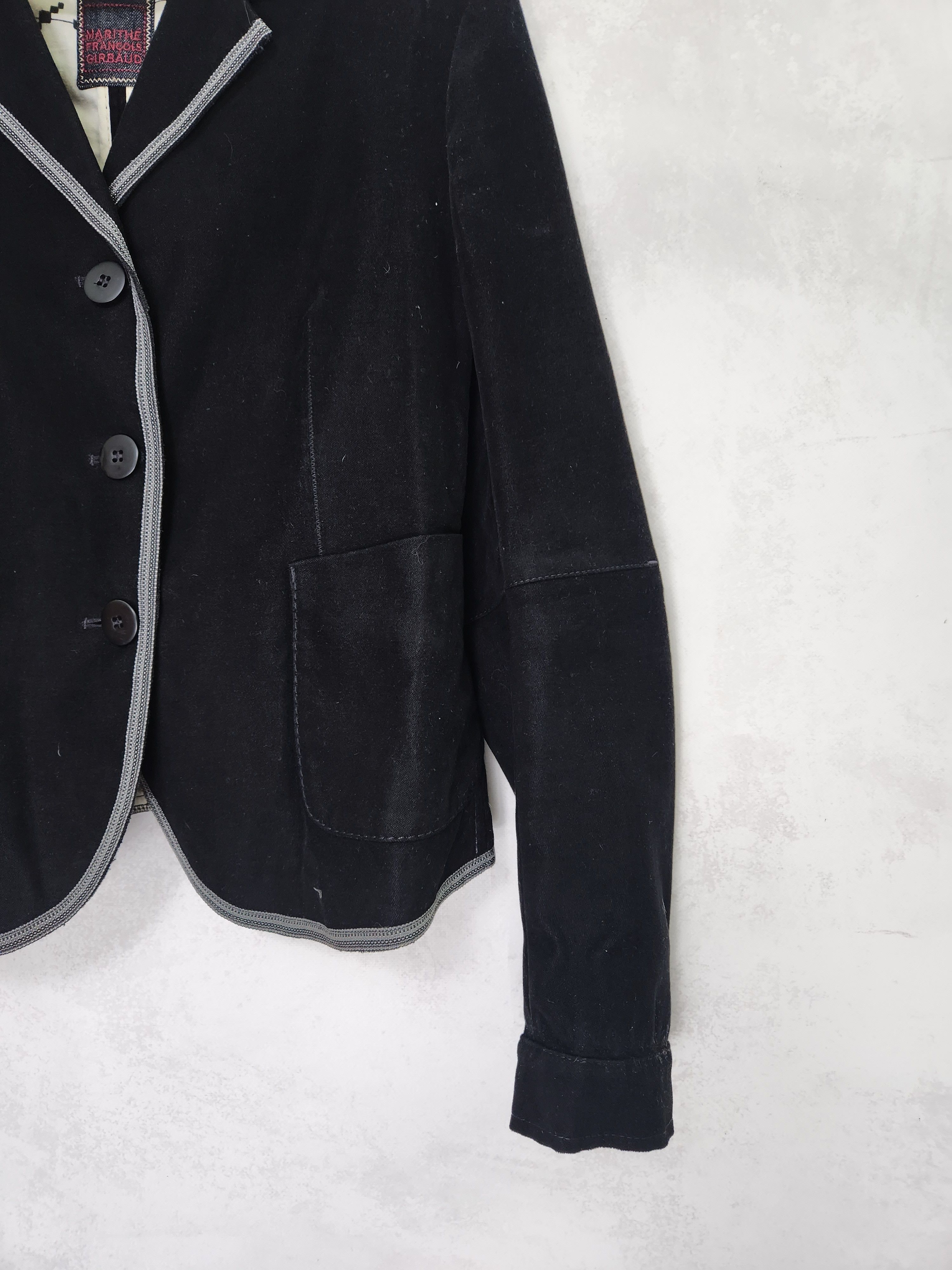 Marithe + Francois Girbaud Marithe Francois Girbaud cotton designer blazer 3 button ups Size S / US 4 / IT 40 - 2 Thumbnail