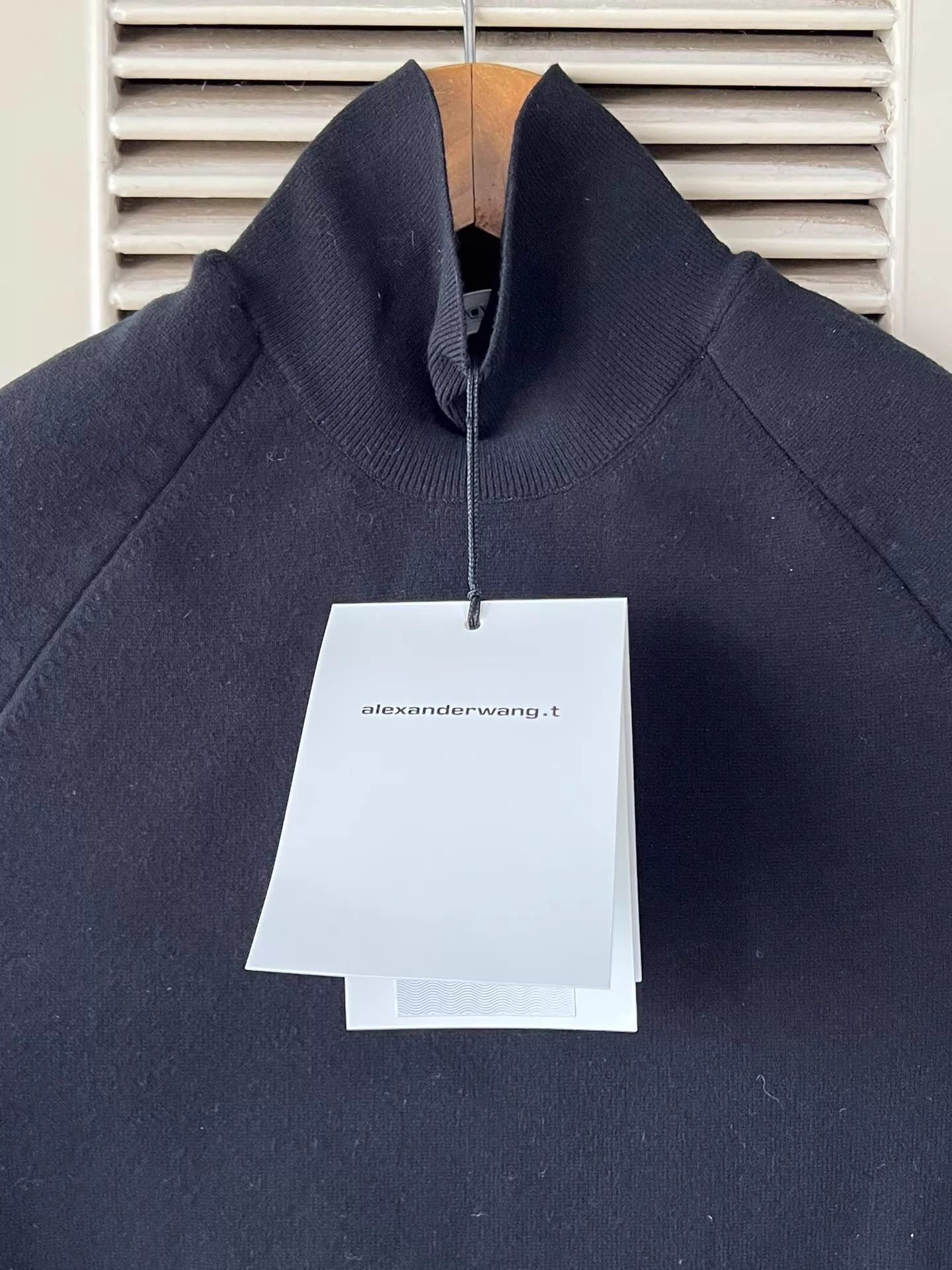 Alexander McQueen Alexander Wang black high neck logo strap dress XS Size XS / US 0-2 / IT 36-38 - 3 Thumbnail