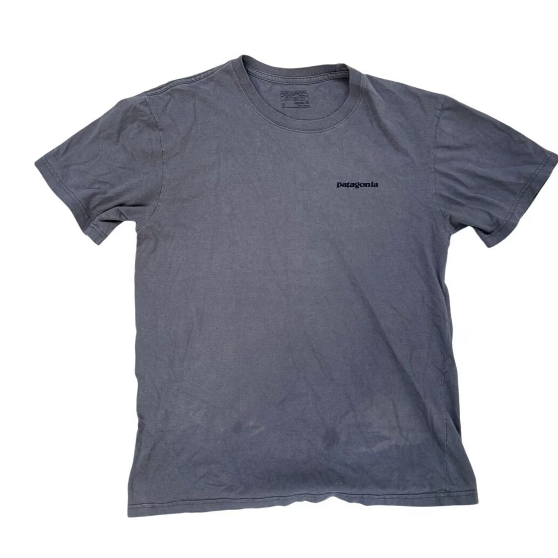 Patagonia Patagonia Organic Cotton Tee Mens S Gray Short Sleeve Back Logo Size US 29 - 2 Thumbnail