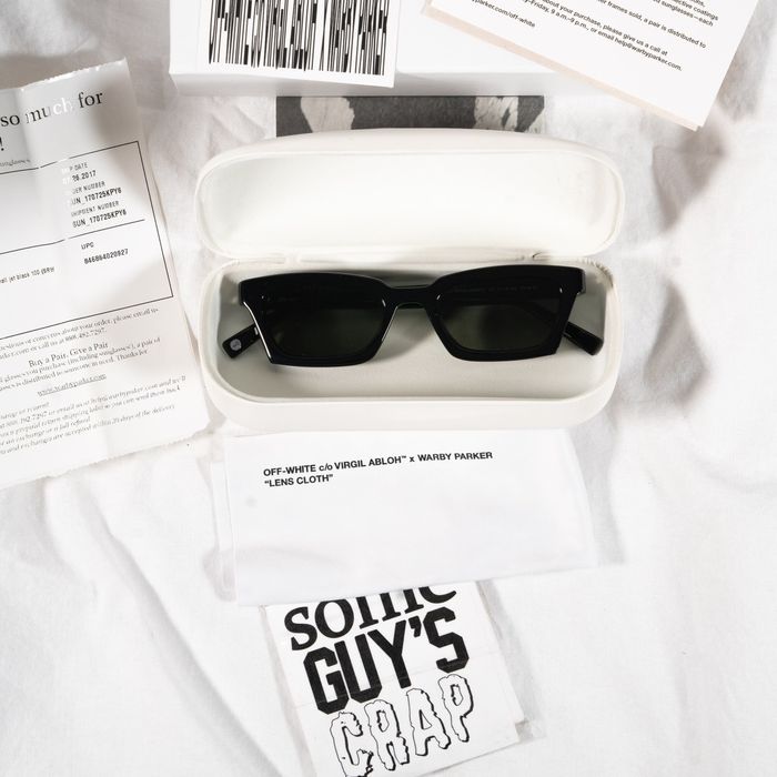 Off white best sale warby parker sunglasses