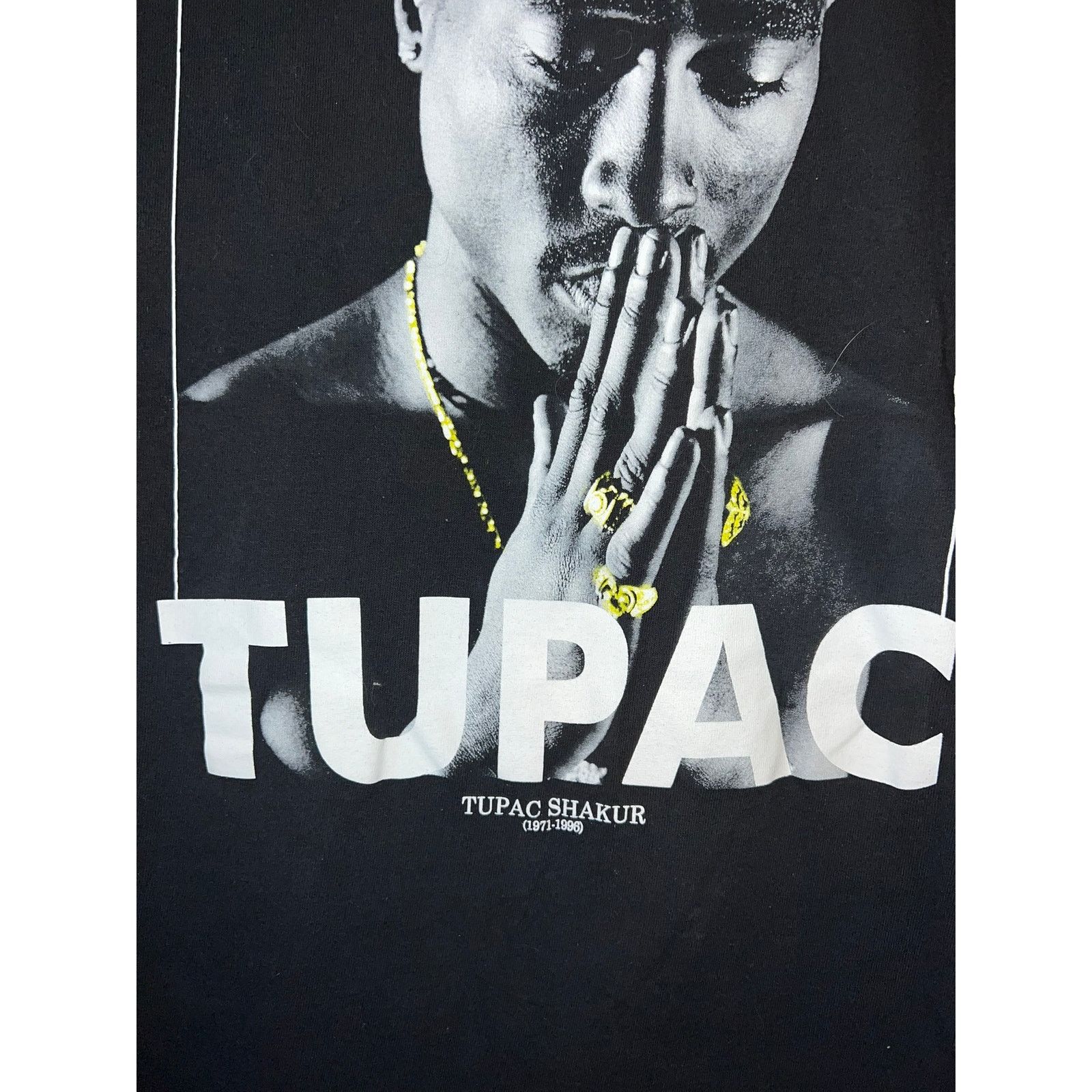 Bravado Tupac Shirt 2Pac Shakur Black Rap Rapper Tee Music L Large Size US L / EU 52-54 / 3 - 3 Thumbnail