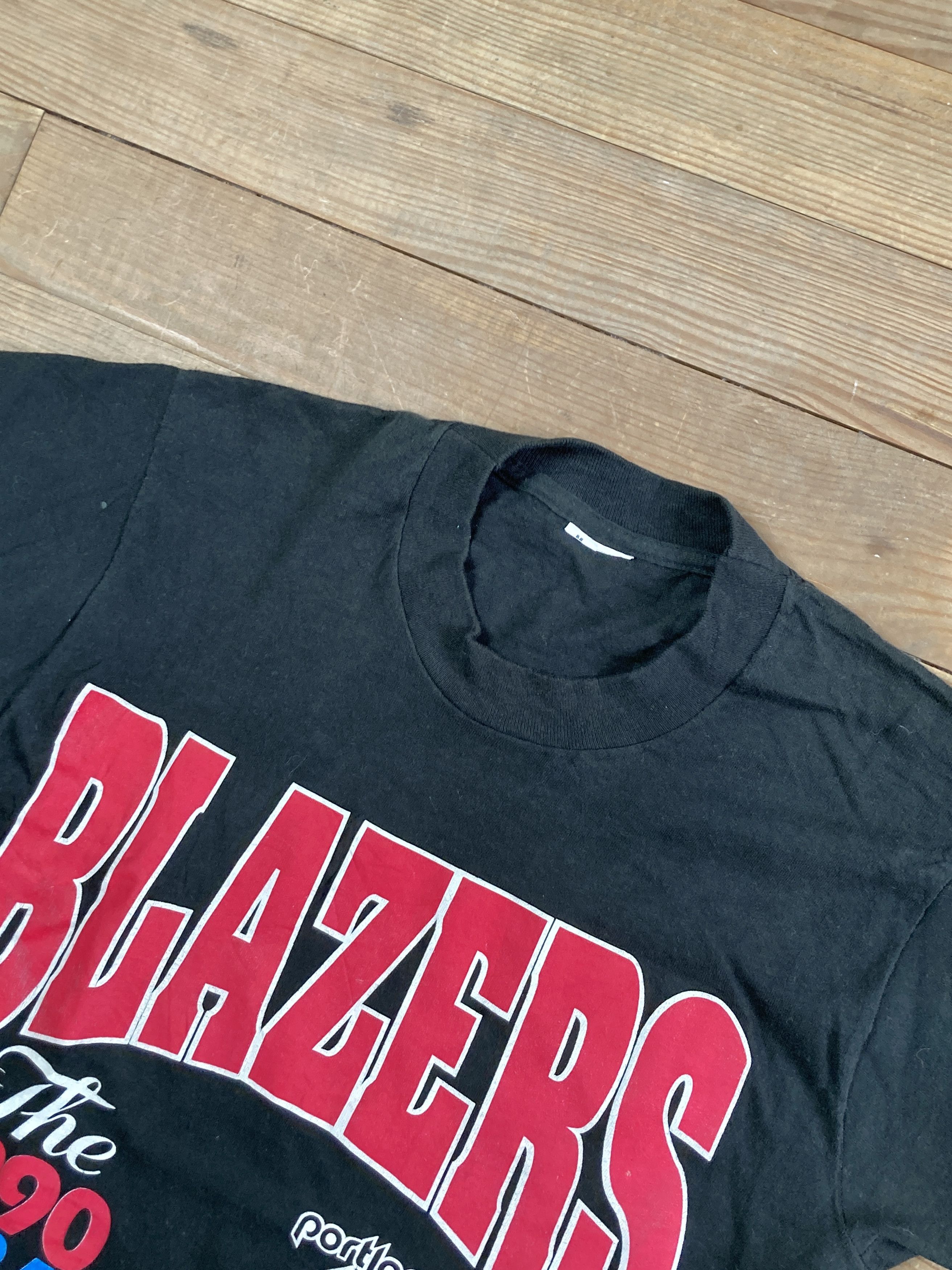 Vintage Portland Blazers 1990 Vintage T-shirt Size US L / EU 52-54 / 3 - 2 Thumbnail