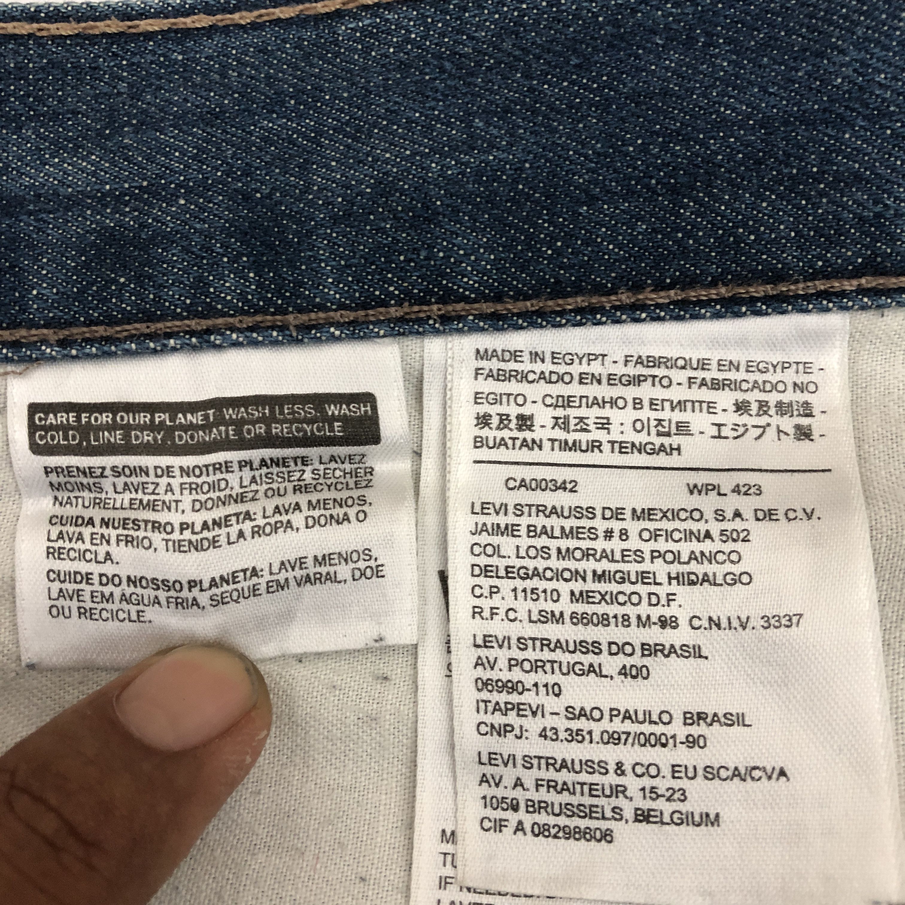 Levi's Vintage Y2K Levis 514 Faded Jeans Levi's Stone Wash Denim Size US 35 - 9 Thumbnail
