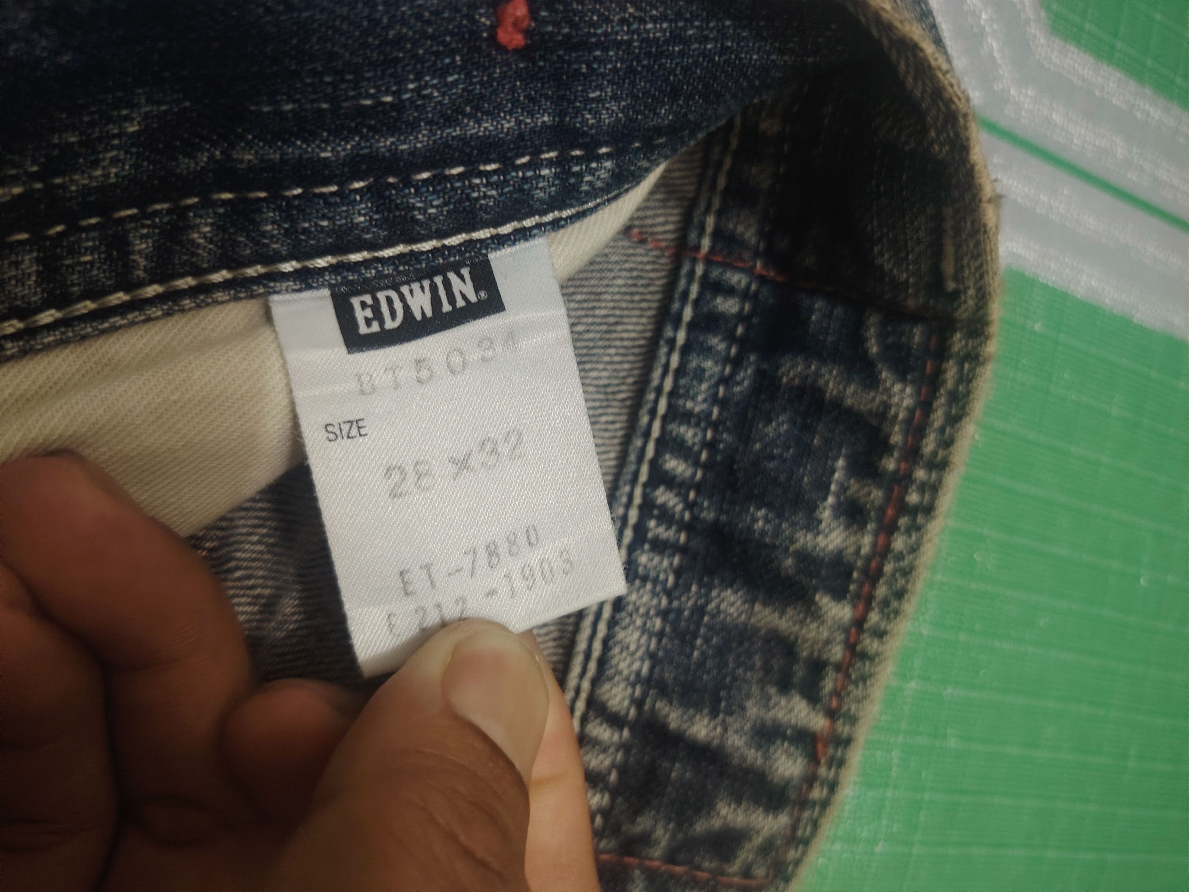 Edwin Japan Edwin Blue Trip Distressed Thrashed Jeans Buckle Back Size US 30 / EU 46 - 9 Thumbnail
