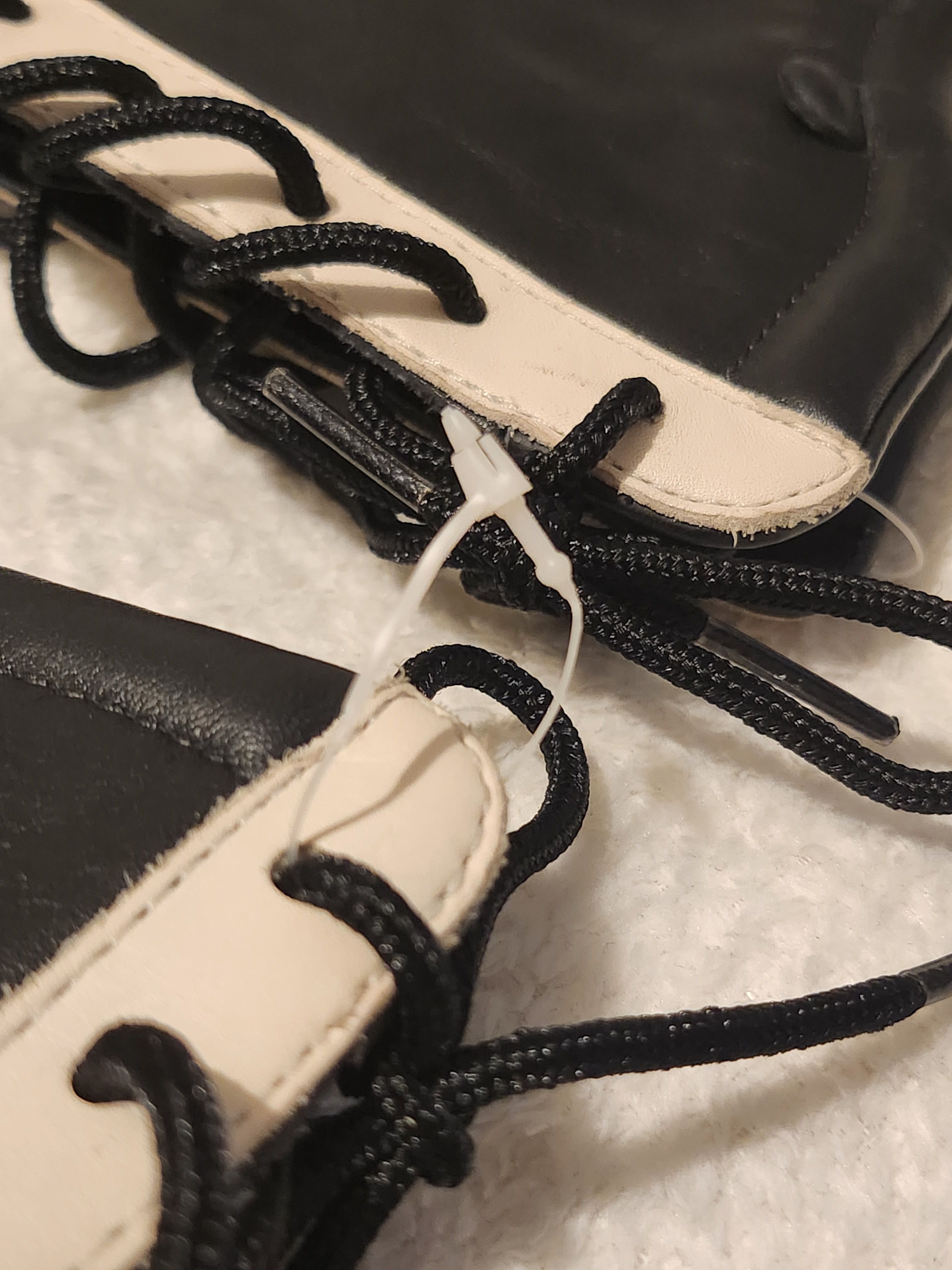 Adidas Adidas Santos boots leather knee high boxing black and white Size US 5.5 / IT 35.5 - 14 Thumbnail