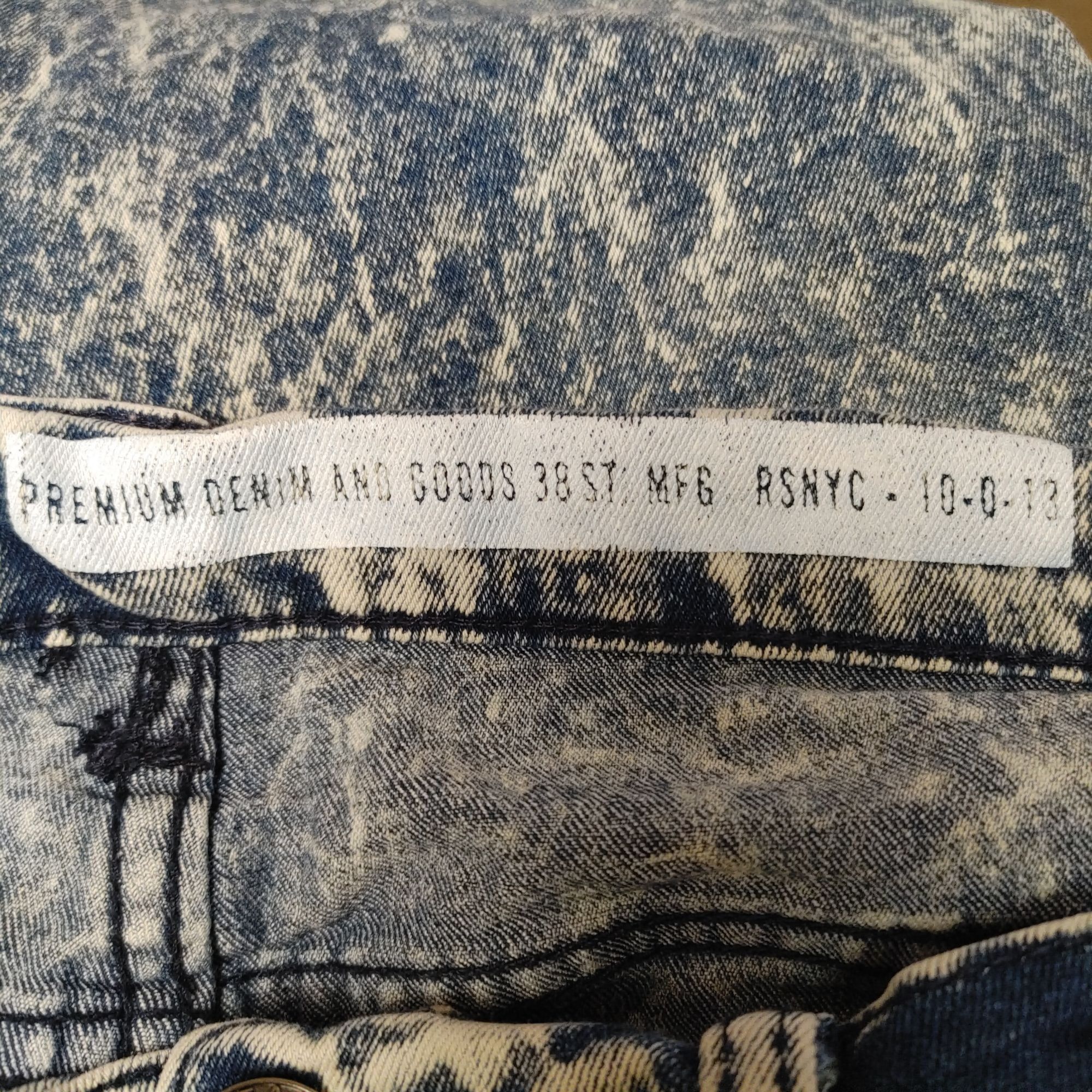 Reason RSN | Reason Supply Co. Women's Skinny Leg Acid Washed Jeans Size 32" / US 10 / IT 46 - 3 Thumbnail
