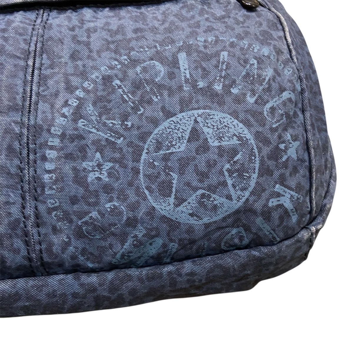 Japanese Brand Kipling Jachin Crossbody Bag Blue Leopard Print Animal Size ONE SIZE - 4 Thumbnail
