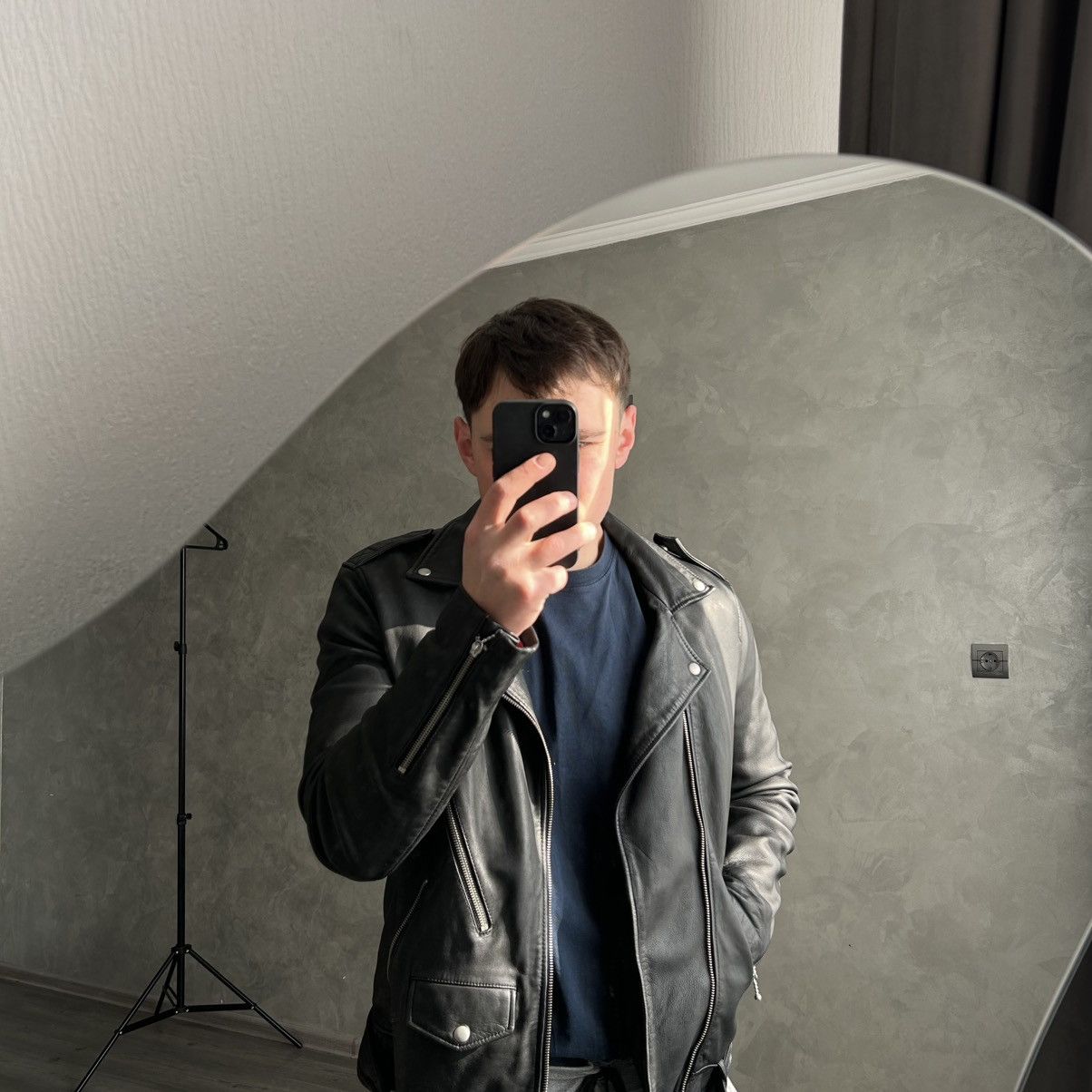 Allsaints 🔥Allsaints Leather Torrance Biker Jacket Size US M / EU 48-50 / 2 - 4 Thumbnail