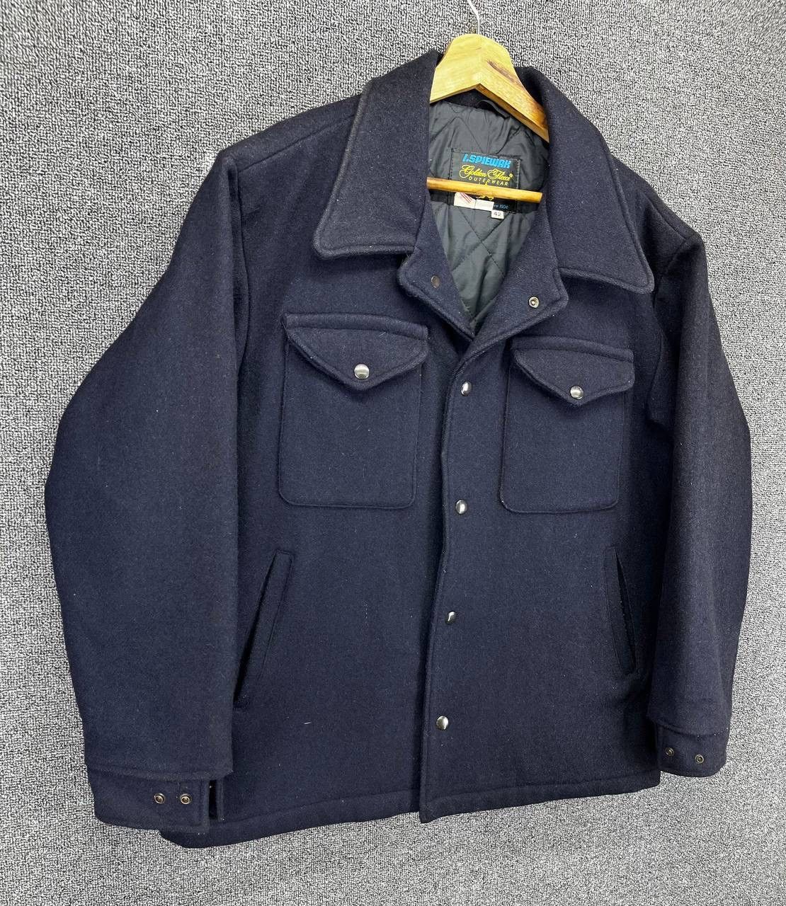 I. Spiewak And Sons Vintage I. Spiewak And Sons Rare Button Up Wool Jacket Size US M / EU 48-50 / 2 - 2 Thumbnail