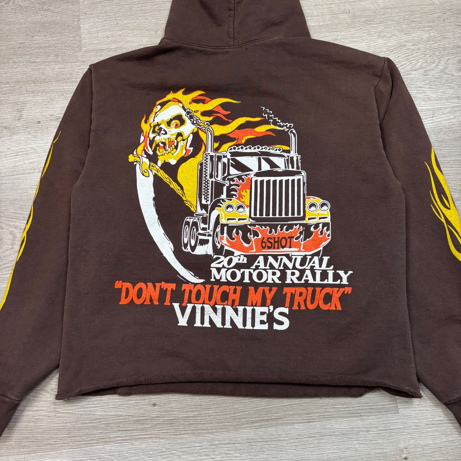 6SHOT Six Shot 6Shot Vinnie's Flame Sleeve Hoodie Small Swae Lee Size US S / EU 44-46 / 1 - 4 Thumbnail