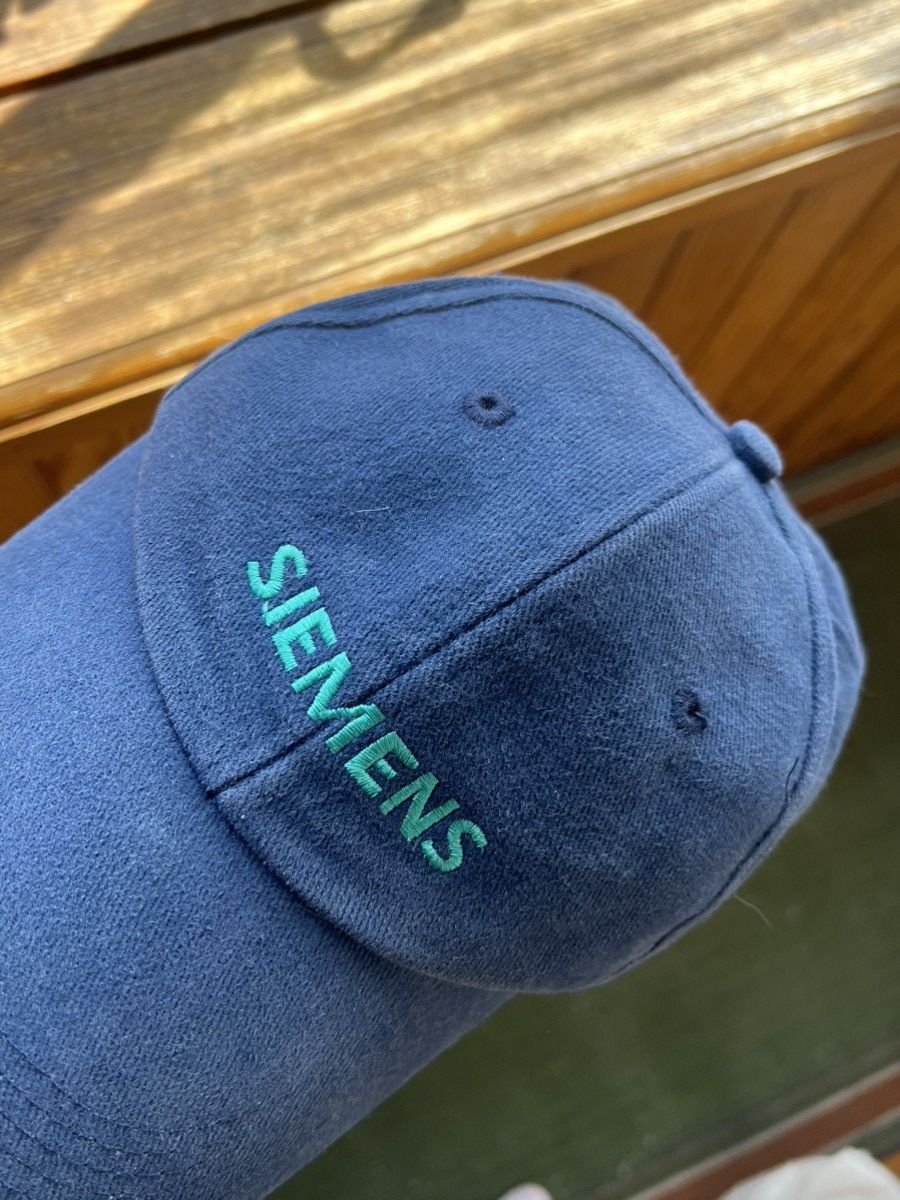 Vintage Y2K Siemens Vintage Hat Teal Snapback Size ONE SIZE - 11 Thumbnail