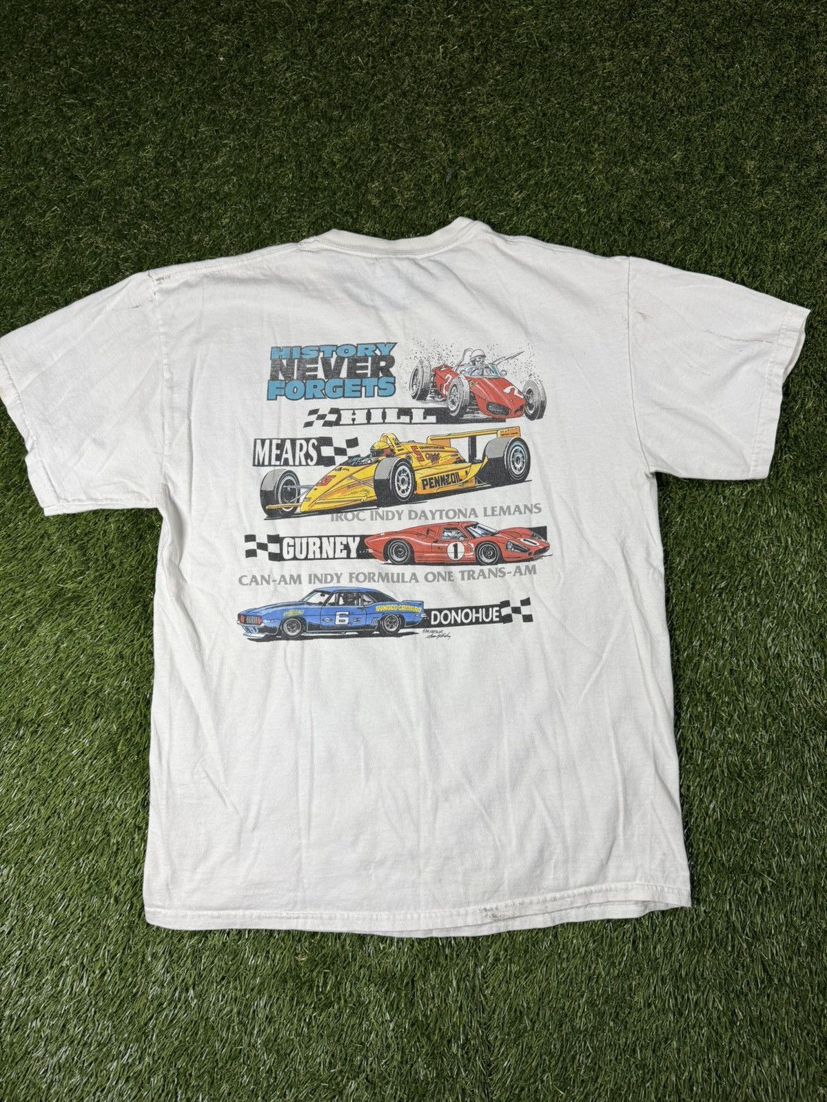 NASCAR Vintage Y2k Formula 1 Andretti Racing Cars Legends AOP Tee Size US L / EU 52-54 / 3 - 2 Thumbnail
