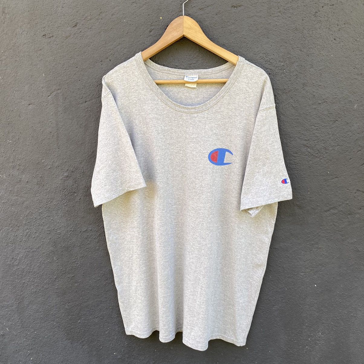 Champion Thrashed Vintage Champion Reverse Weave ERD GRUNGE TSHIRT Size US XL / EU 56 / 4 - 1 Thumbnail