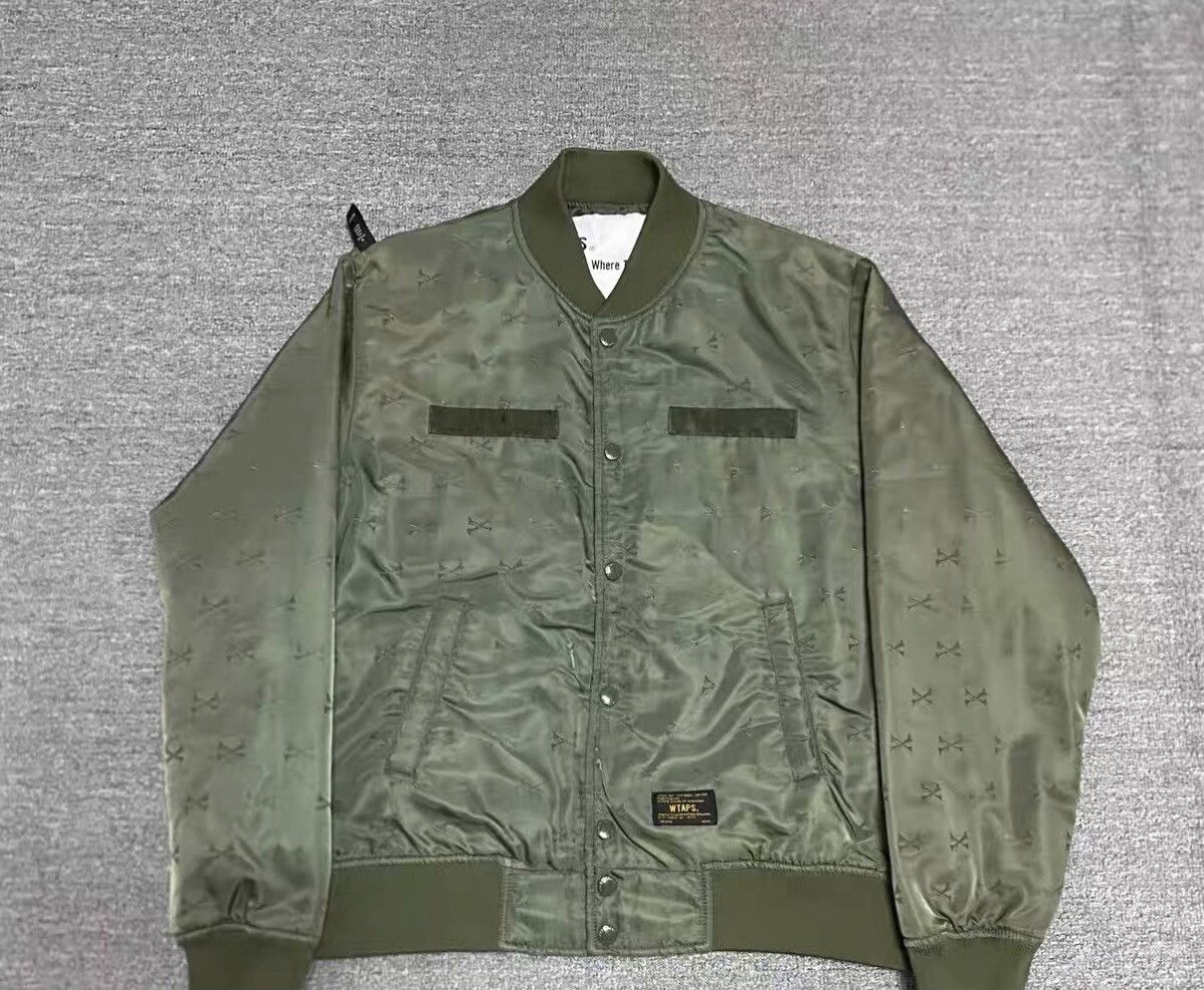 Wtaps WTAPS 16AW TEAM Bone Embroidered Padded Jacket J16 Size US S / EU 44-46 / 1 - 1 Thumbnail