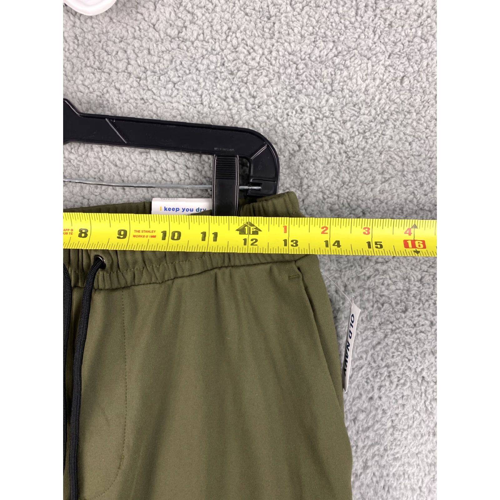Old Navy Old Navy Pants Men's Size S Olive Green Essentials Track Pants Slim Fit Pocket Mens Fashion Activewear - Size US 29 - 3 Thumbnail