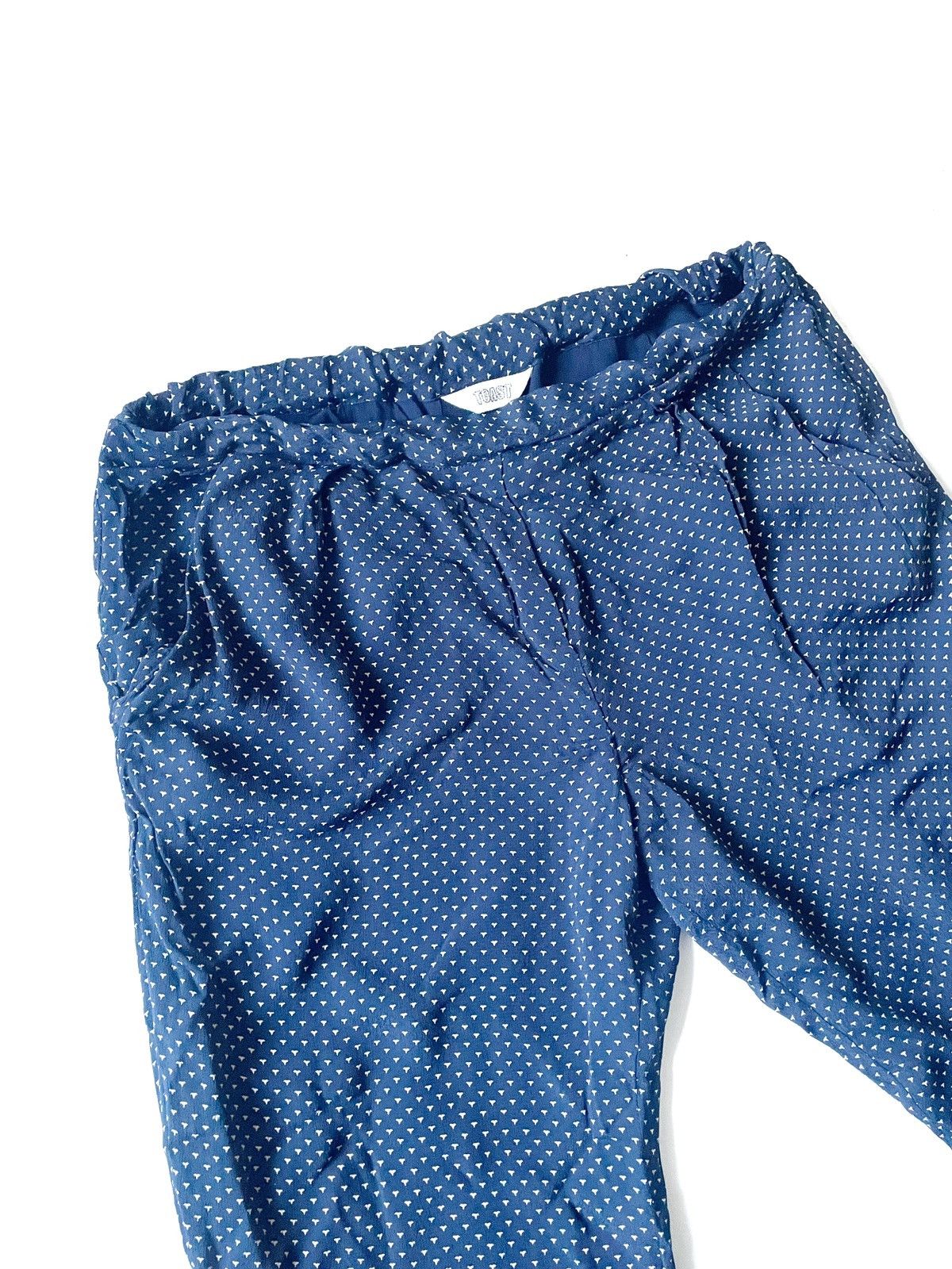 Other Toast Women’s Viscose Blue Pants Size 12/L-XL Straight Fit Size 34" / US 12 / IT 48 - 3 Thumbnail