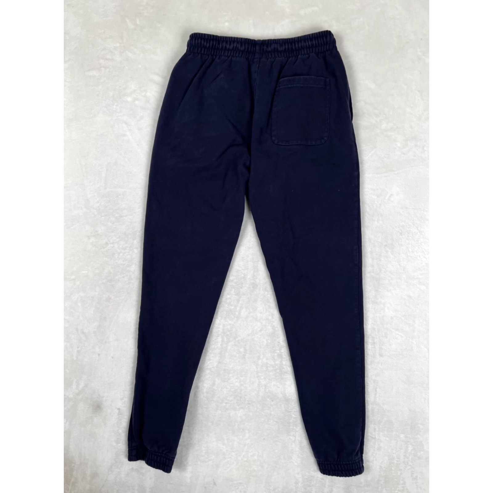 YoungLA YoungLA Sweatpants Mens Medium Blue Fleece Joggers Tapered Athletic Embroidered Slim Pockets Drawstring Waist Inseam 29in Regular Cotton Size US 31 - 7 Thumbnail