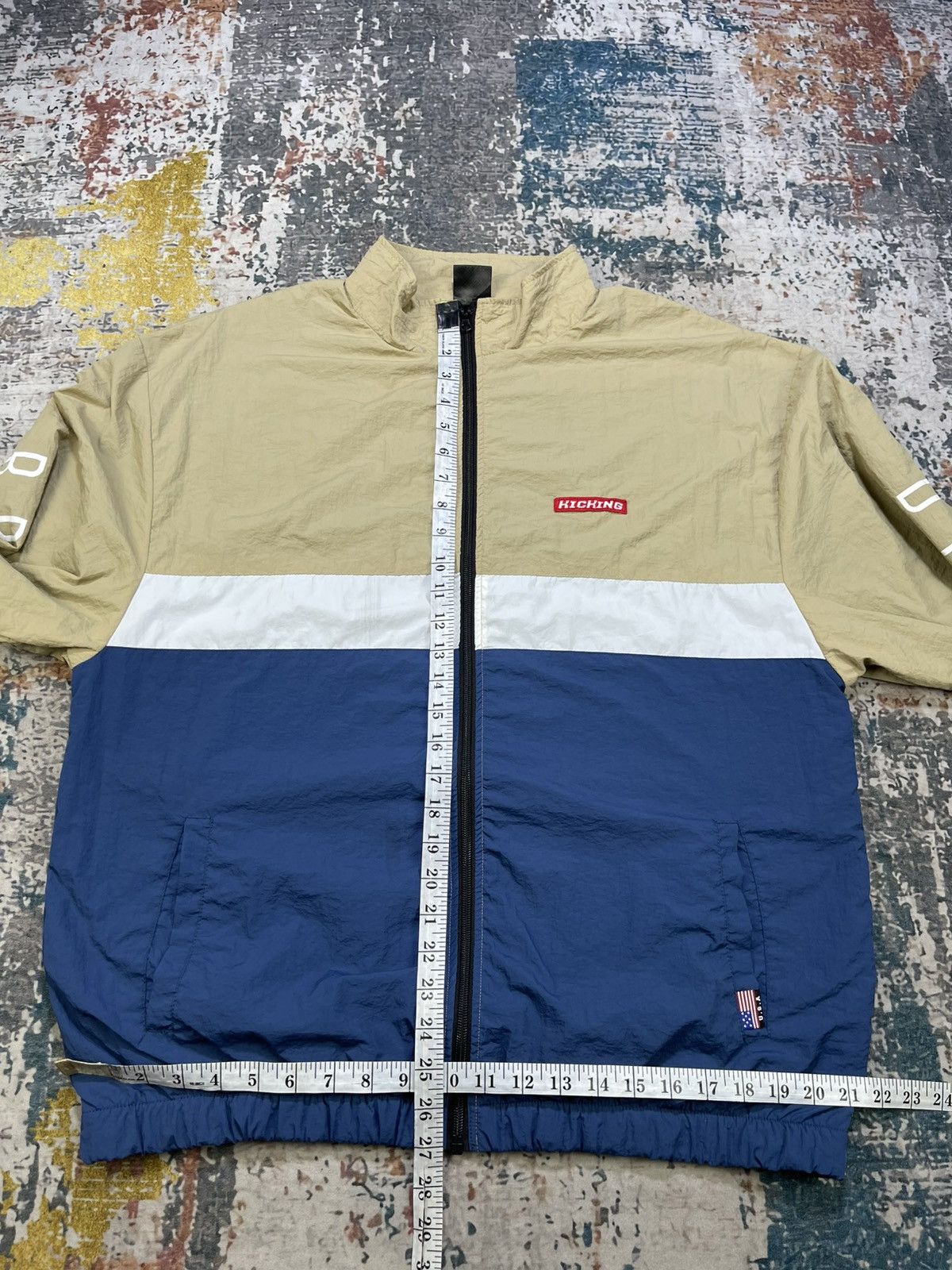 Japanese Brand Larkin Color Block Street Style Track Jacket Size US L / EU 52-54 / 3 - 4 Thumbnail