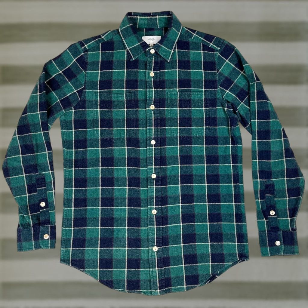 Vintage VINTAGE Jack Spade Button-Up Heavy Flannel Shirt Plaid Designer Sz M Mens East Coast City Classic 90s Size US M / EU 48-50 / 2 - 1 Thumbnail