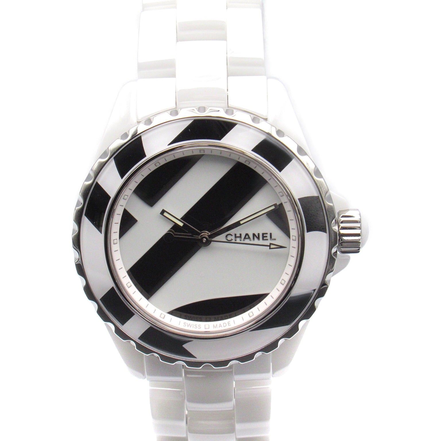 Chanel Chanel J12 Untitled Mens Watch Automatic Winding Ceramic White Size ONE SIZE - 1 Thumbnail