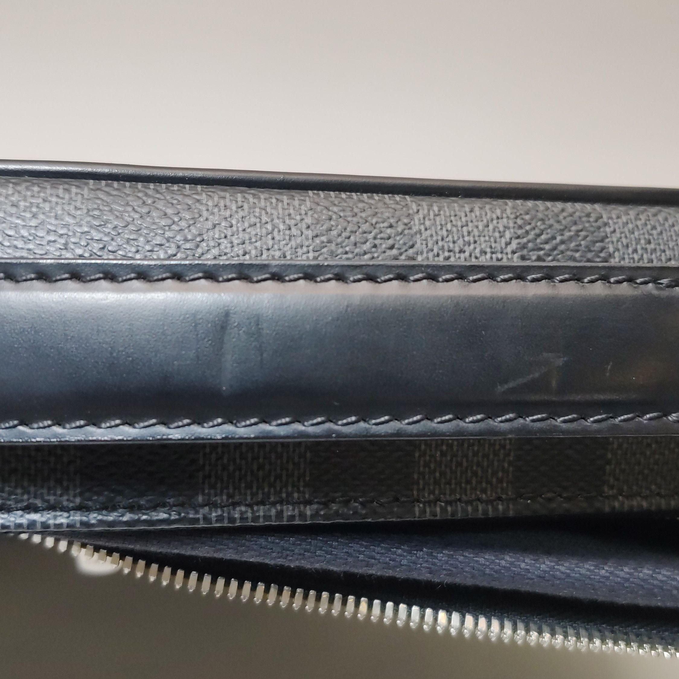 Louis Vuitton Louis Vuitton (LV) Porte-Documents leather checkerboard han Size ONE SIZE - 9 Thumbnail