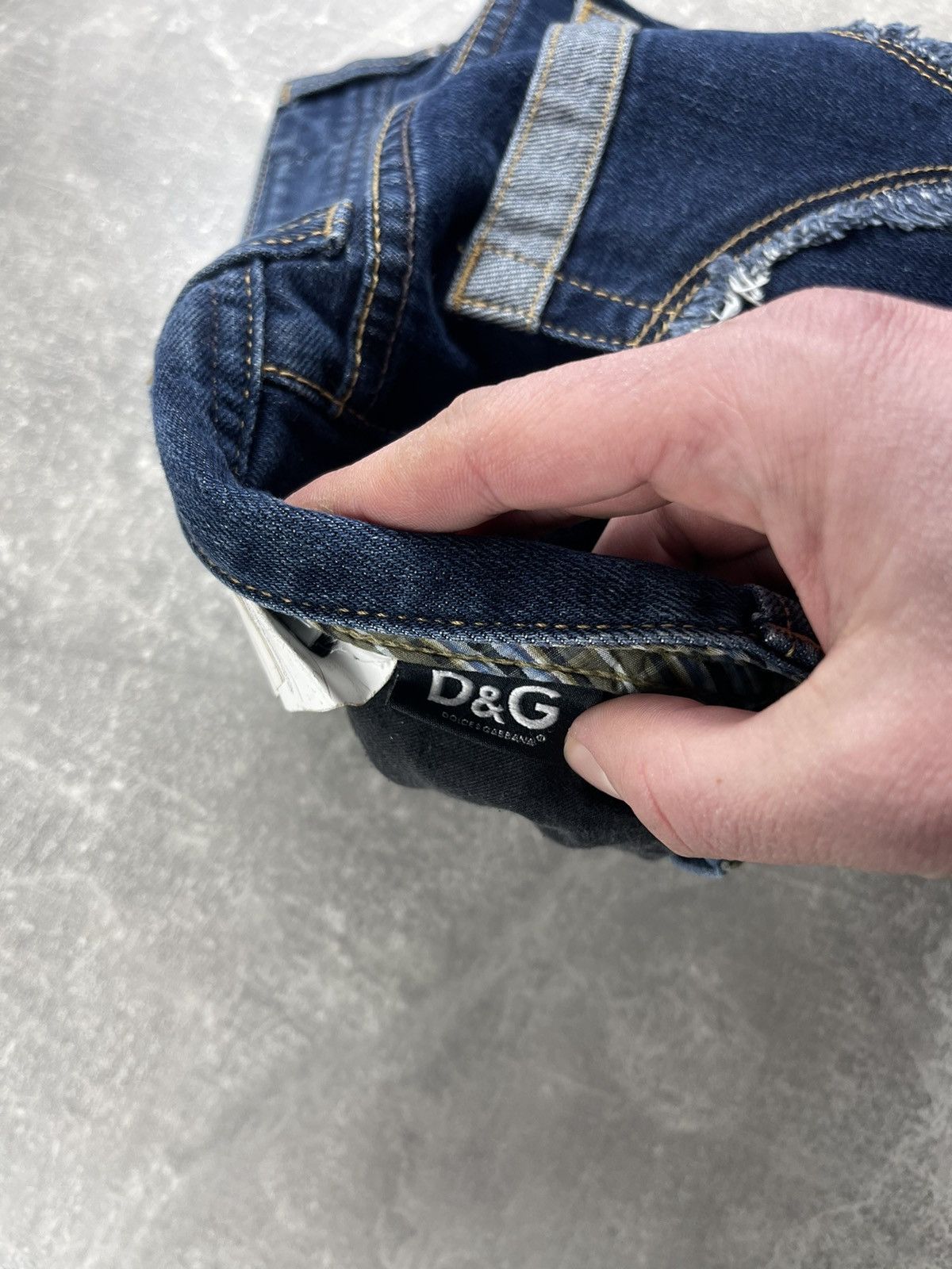 Dolce & Gabbana Dolce & Gabbana D&G Power Straight Slim Denim Jeans Vintage Size US 31 - 12 Thumbnail